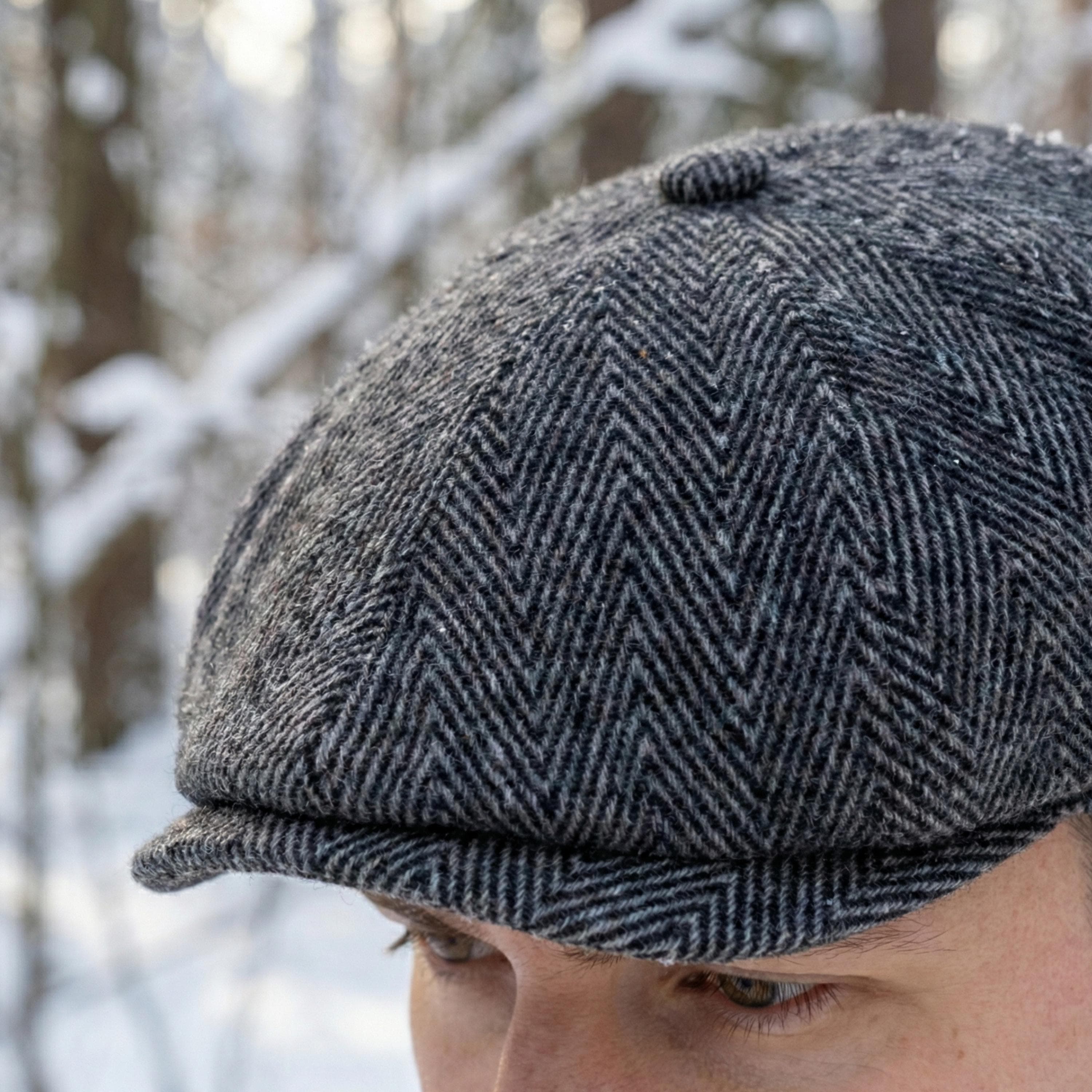 Handmade Wool Newsboy Cap: Vintage Style Gatsby Hat - image 5