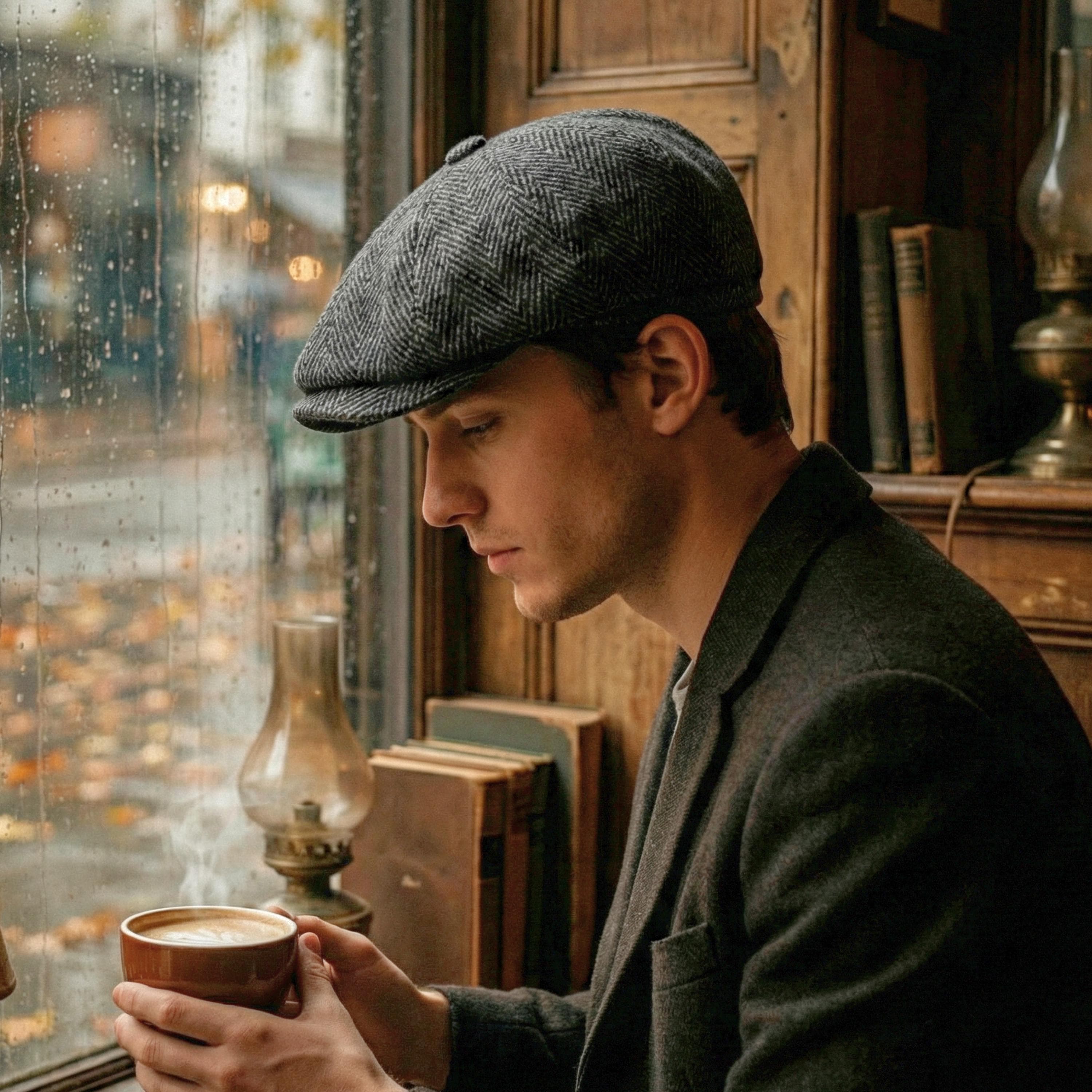 Handmade Wool Newsboy Cap: Vintage Style Gatsby Hat - image 4