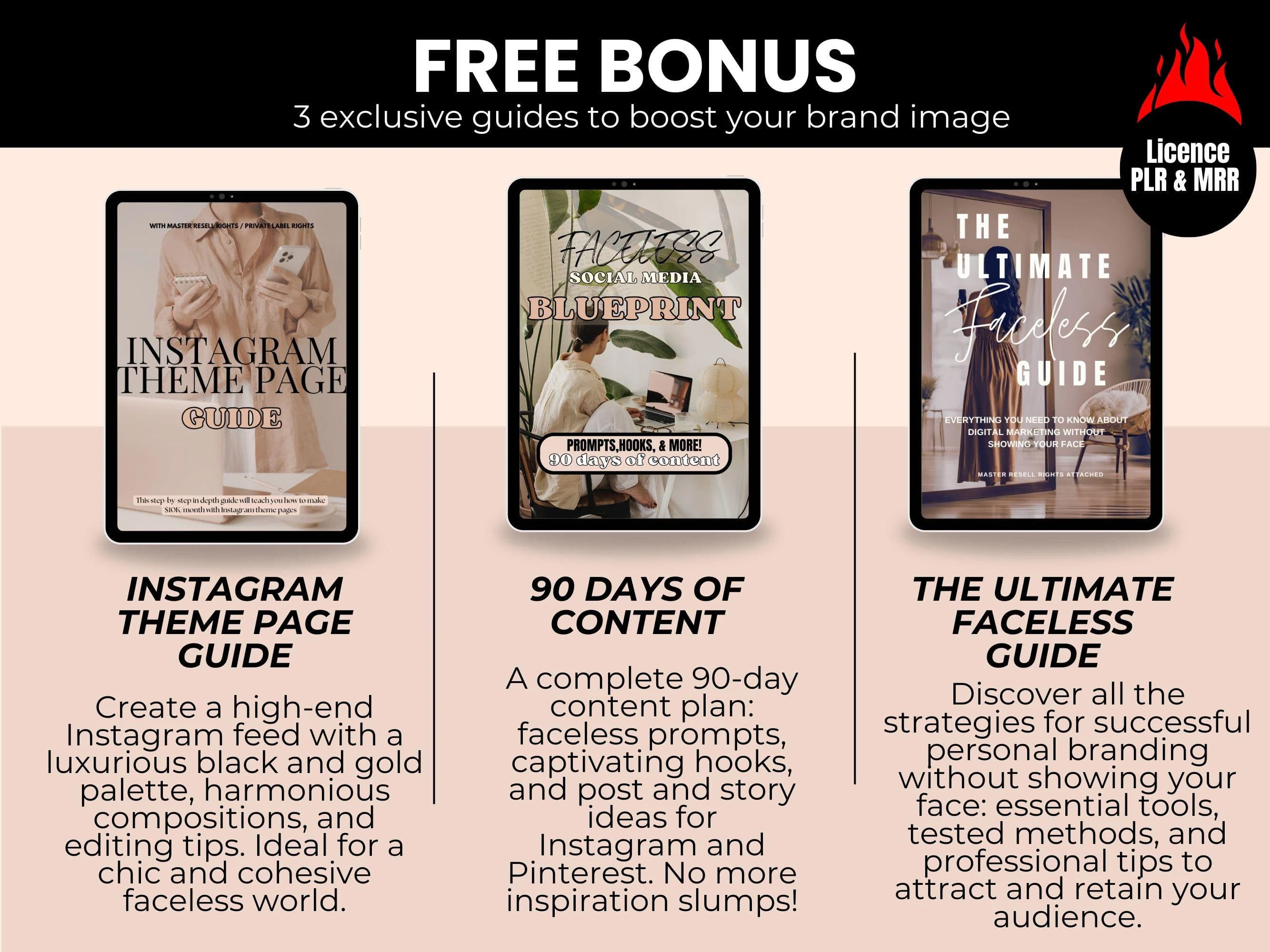 pinterest boho neutral stock image branding kit