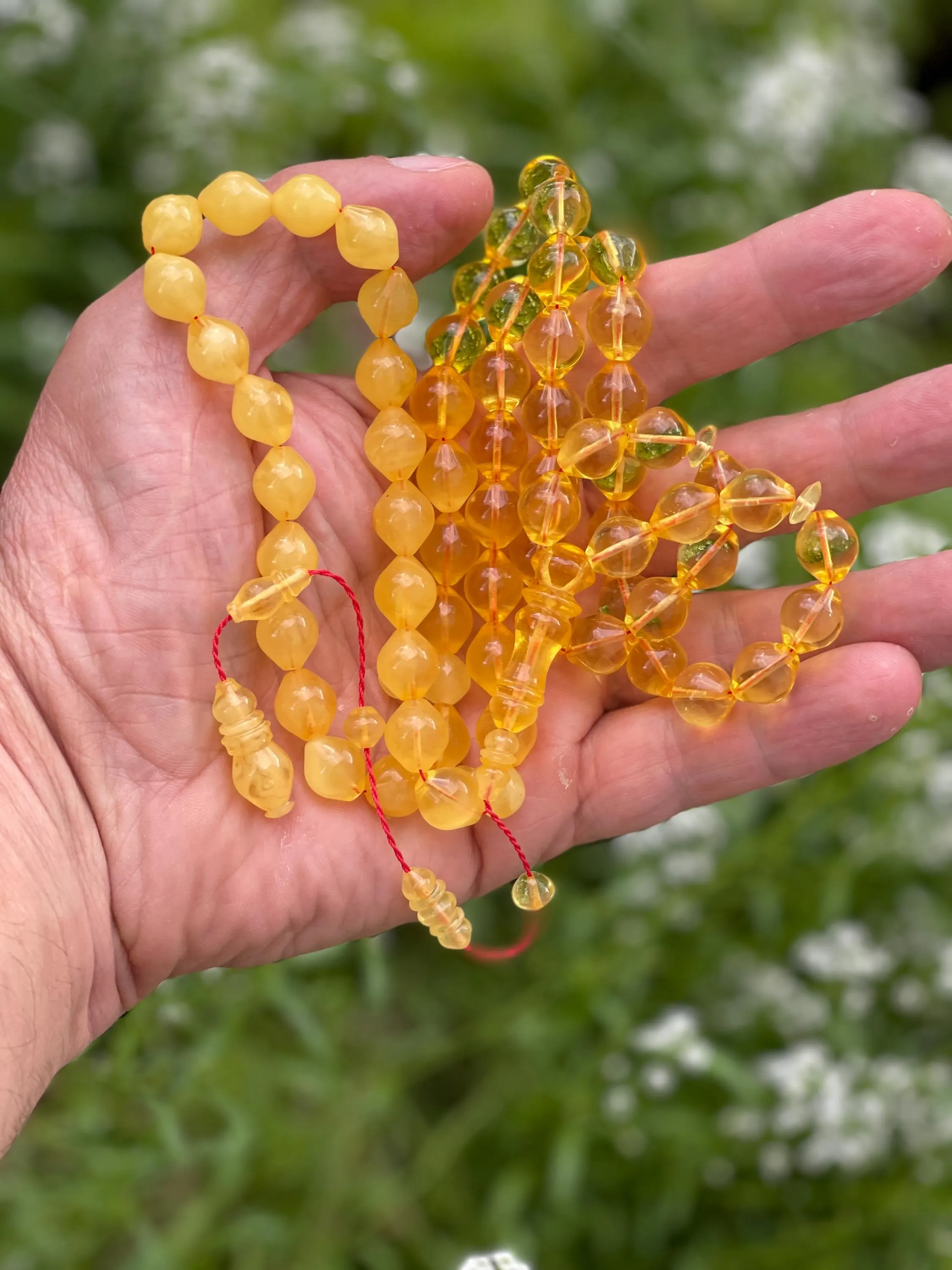 Natural Baltic Amber Prayer Rosary, 66 Beads, 45g Rosary, Tesbih, subha, tasbih, misbaha, kehribar, pure amber, muslim beads - image 5
