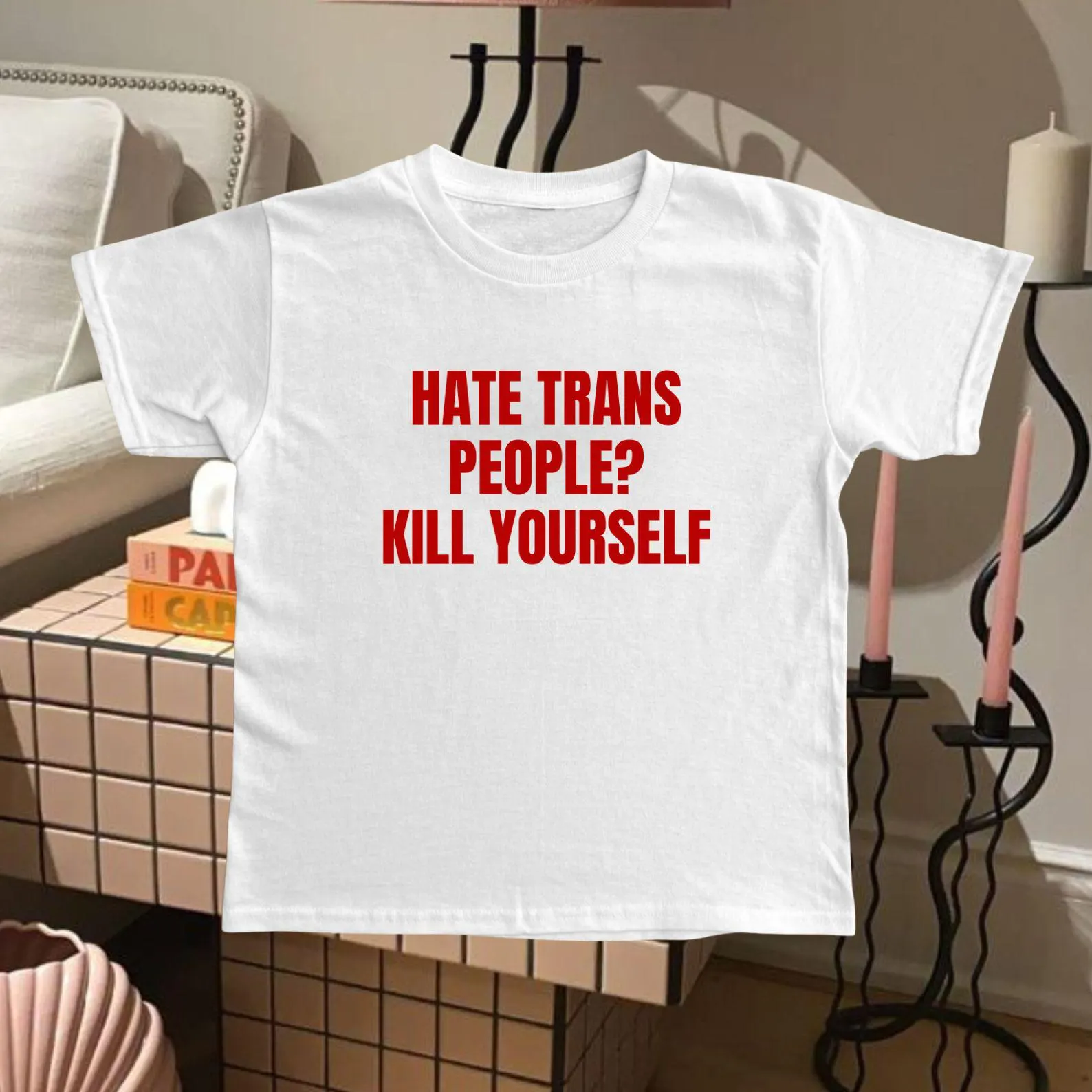Hate Trans People? Baby Tee Trans Rights Ally Baby Tee Y2K Activist Shirt LGBTQ Queer Shirt Equality Gay Pride Top
