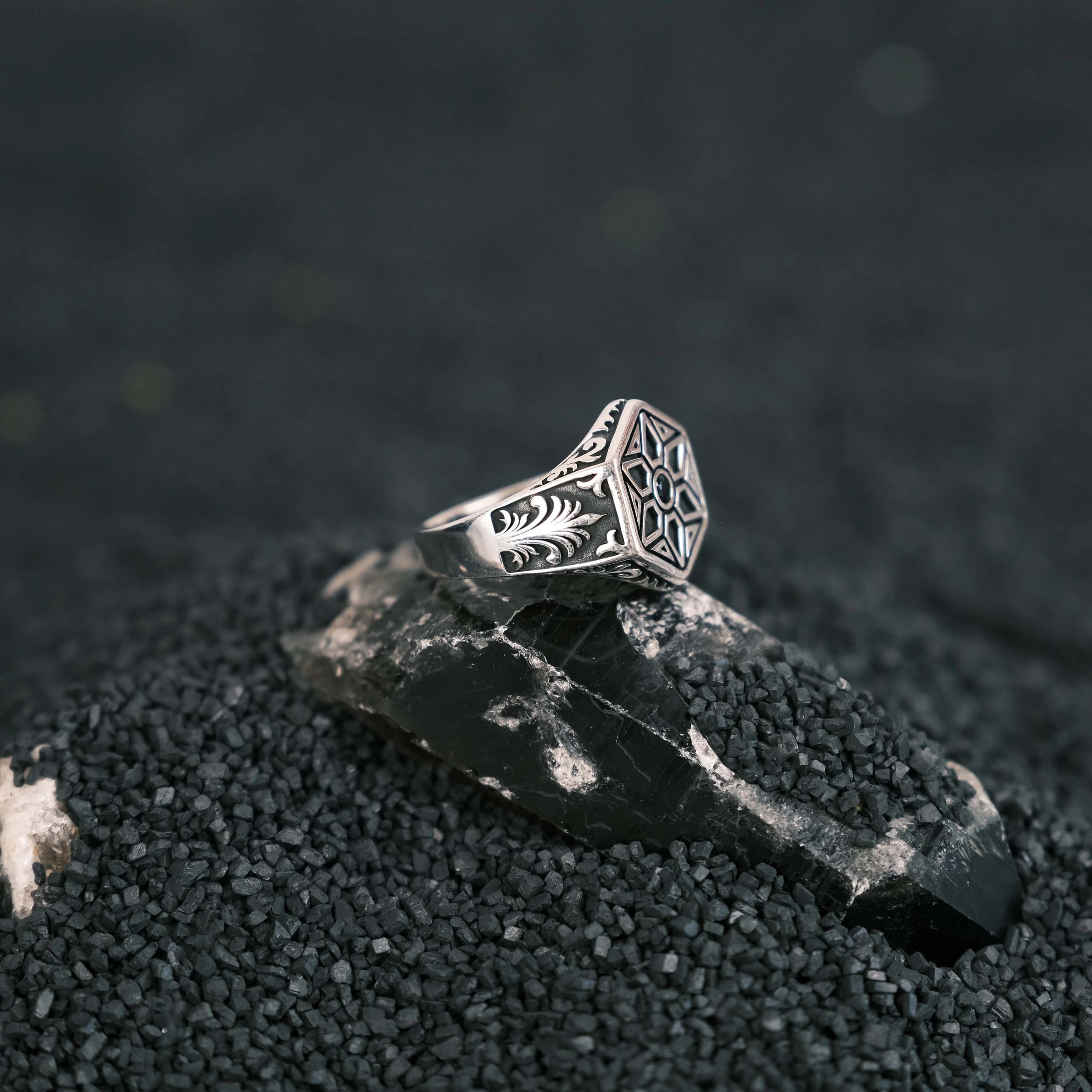 925 Sterling Silver Men's Ring, Unisex Silver Ring, Men's Handmade Ring, Personalized Silver Ring, Valentine's Day Gift Unisex Silver Ring