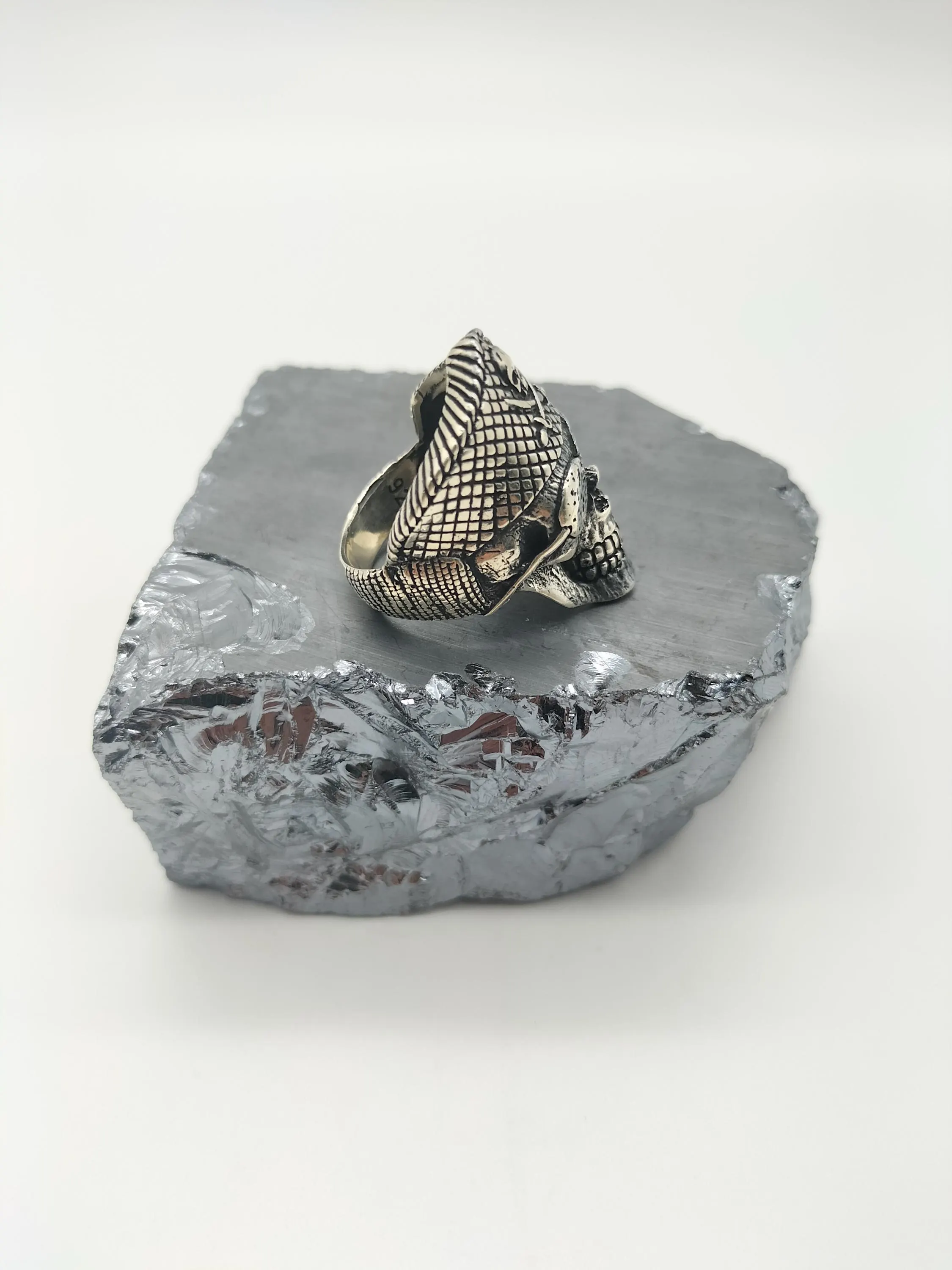 925 Sterling Silver Pirate Skull Men's Ring, Gift Silver Ring for Male Valentine, Customizable Ring, Gift for Christmas, Gift For Him - image 3