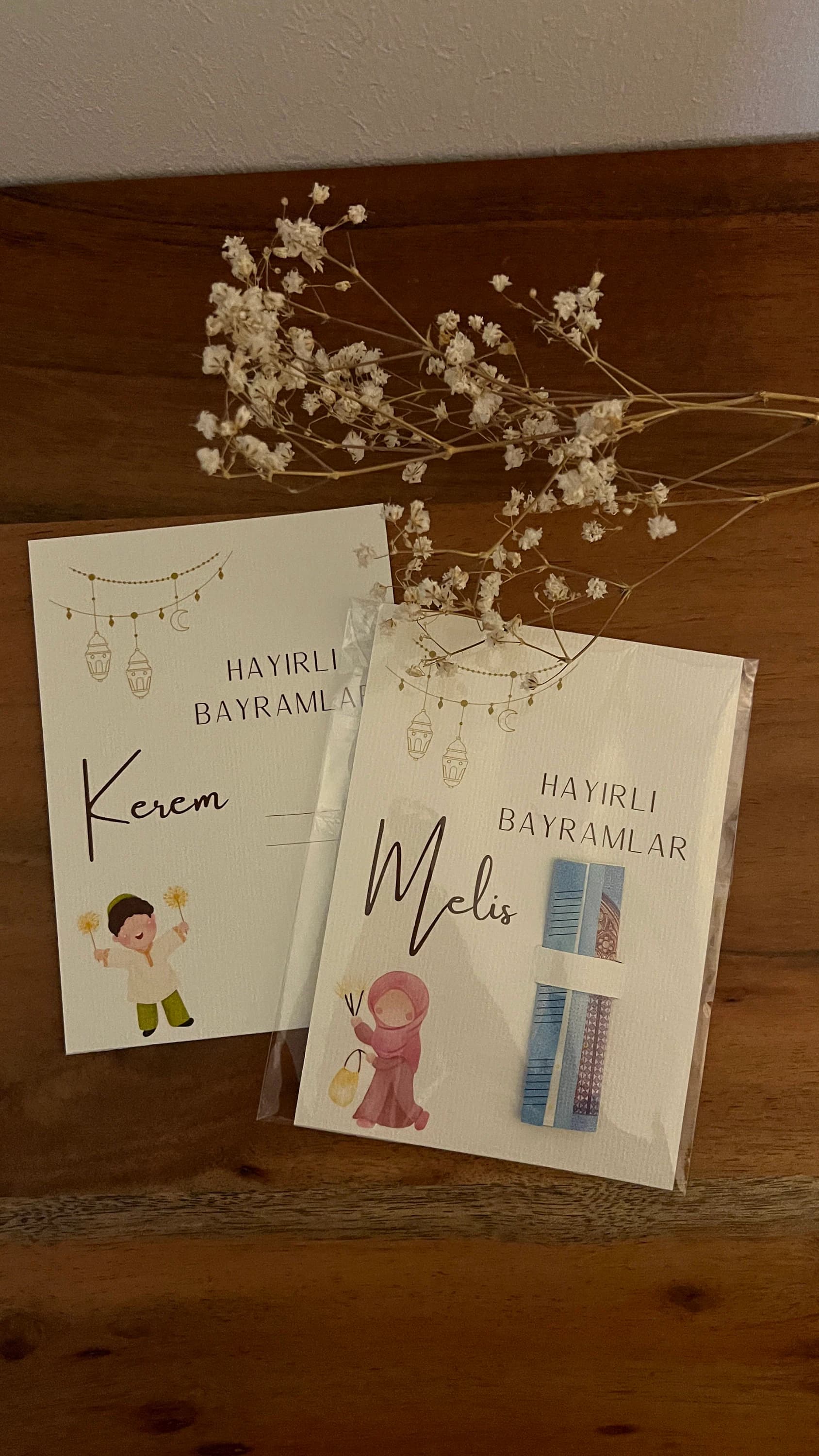 Geschenkkarte Bayram I Eid I Ramadan I Hayirli Bayramlar I personalisiert