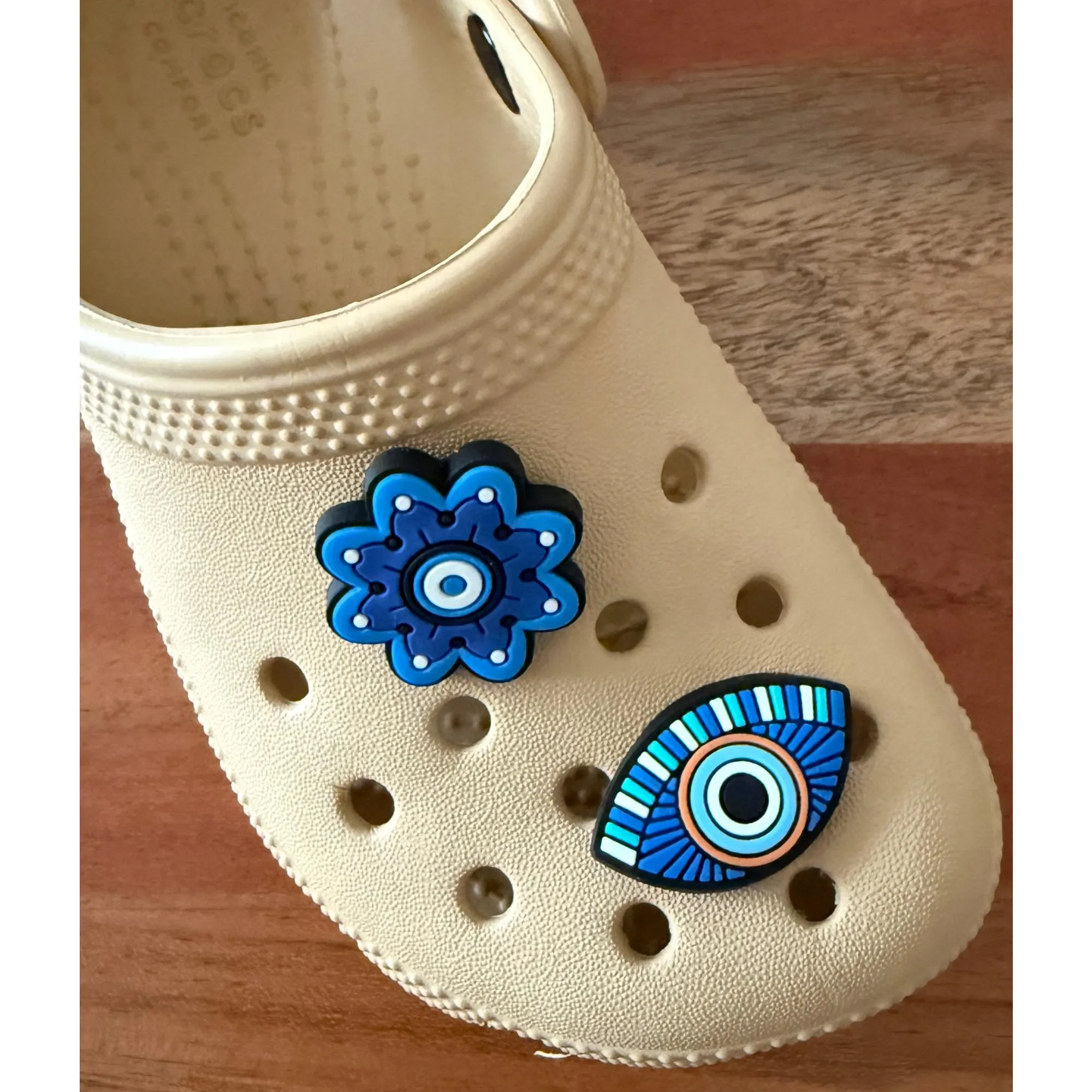 Nazar Glücksbringer Anstecker Set | Schuh Pins für Crocs | Evil Eye Charms | Geschenkidee Schutz & Dekoration