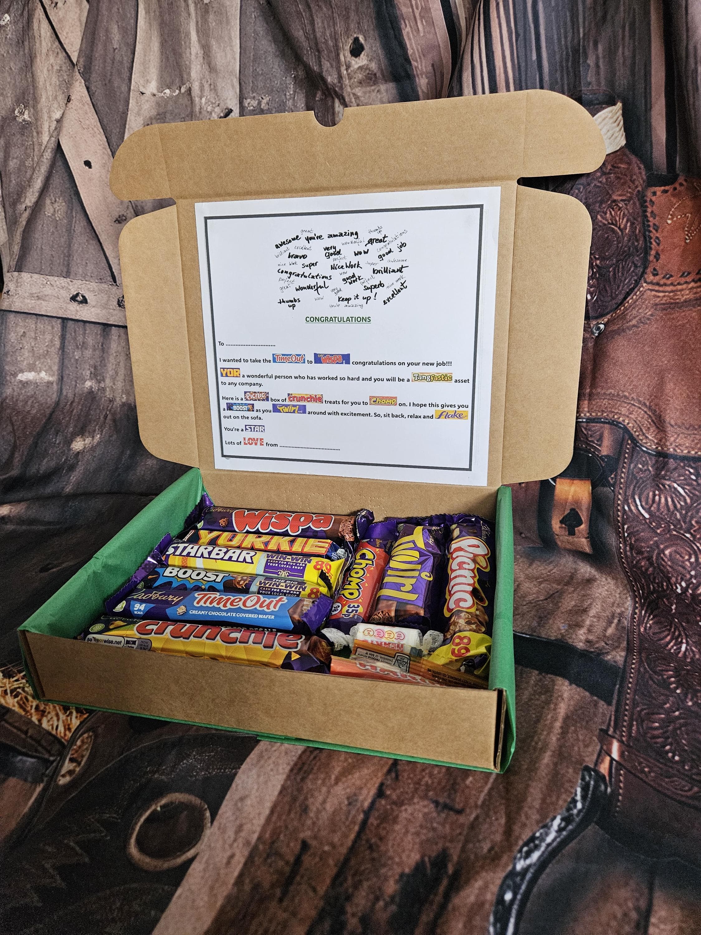New Job Gift Box | Sweet Treats Congratulations | Congrats on New Job Gift | Personalised Edible Gift | Career Celebration Box| Sweet treat - image 4