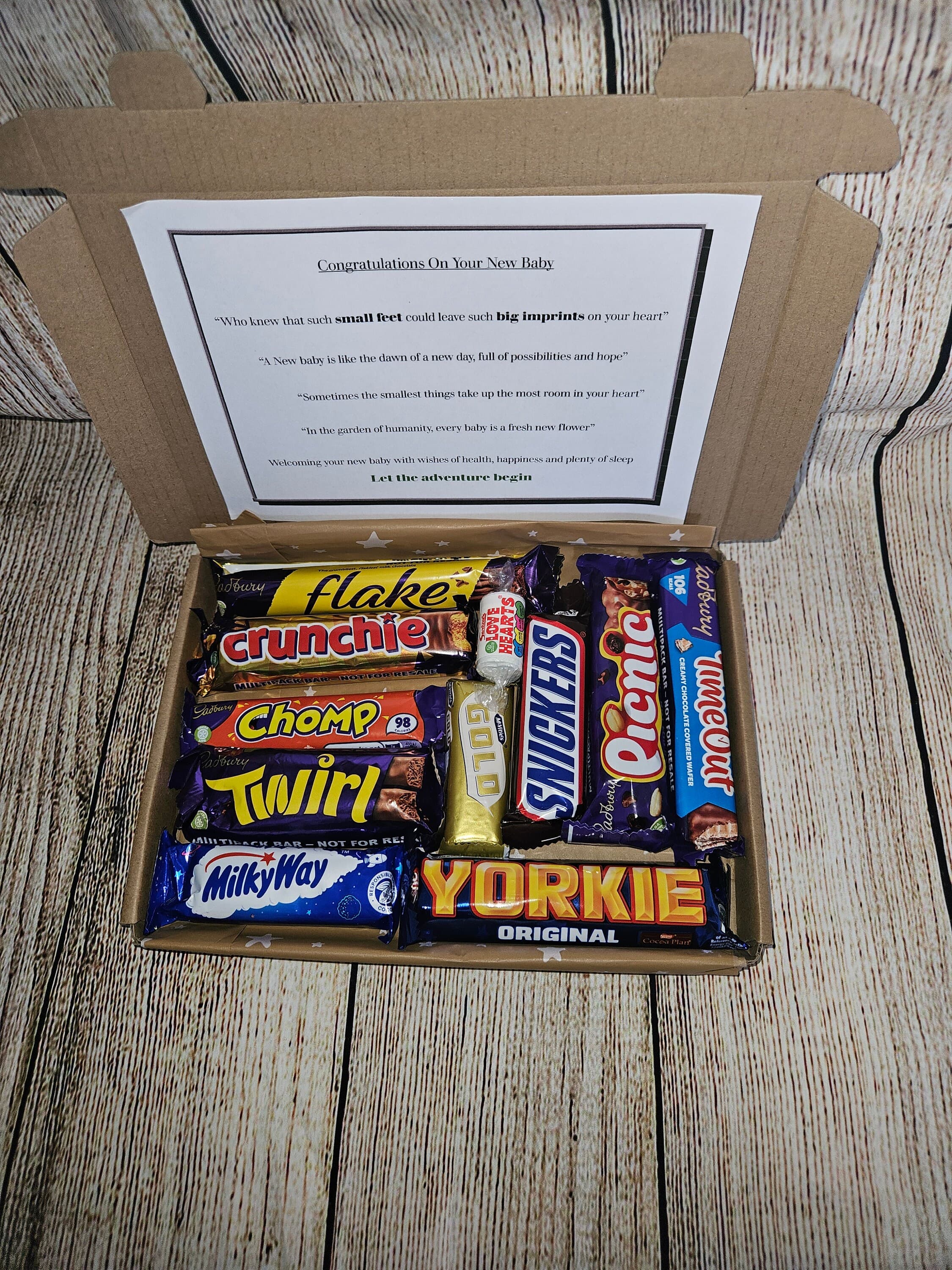 Congratulations on the birth of your baby | New Baby | New Parents | New arrival sweet treat box | New Baby sweet box | Congratulations - image 5