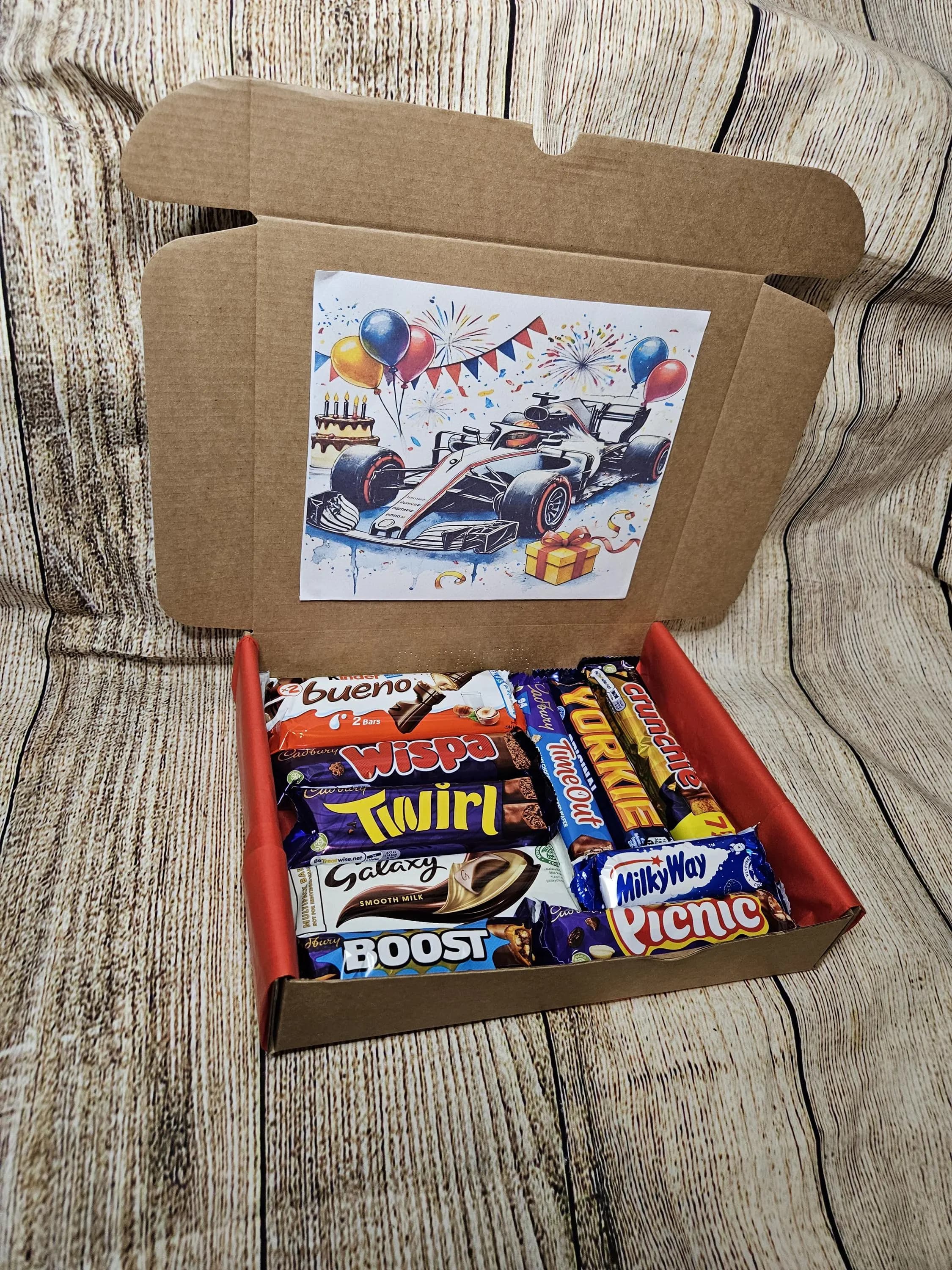 Formula 1| Birthday Sweet Treat Box For Motor Racing Fans | Racing Themed Gifts | Formula 1 Inspired Gifts | Sweet Treat Box | Motor Racing - image 5