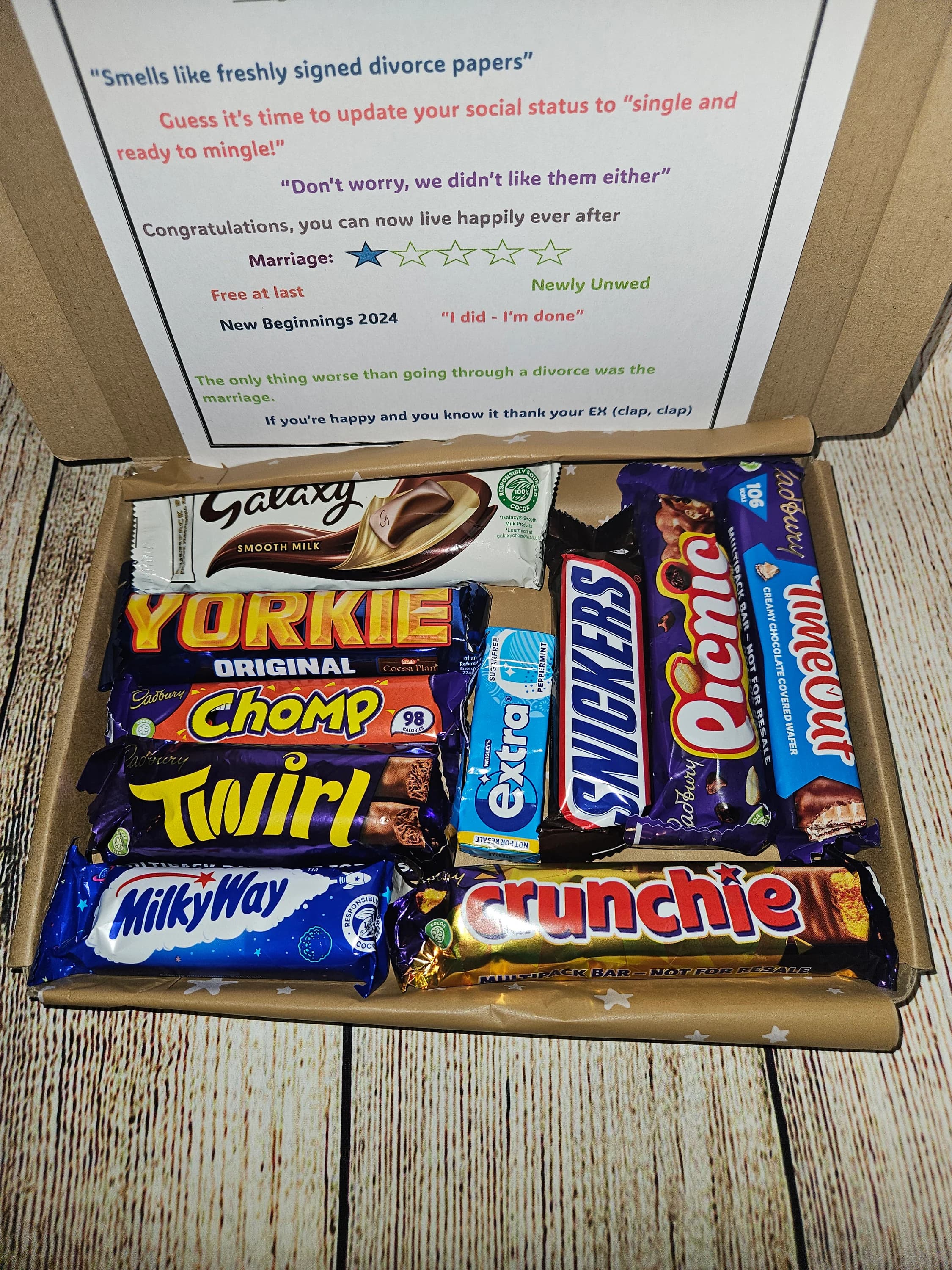 Congratulations on your divorce | Divorce gifts | You're divorced | Divorced gift box | Divorced sweet treats | Divorce hamper | Celebration - image 3