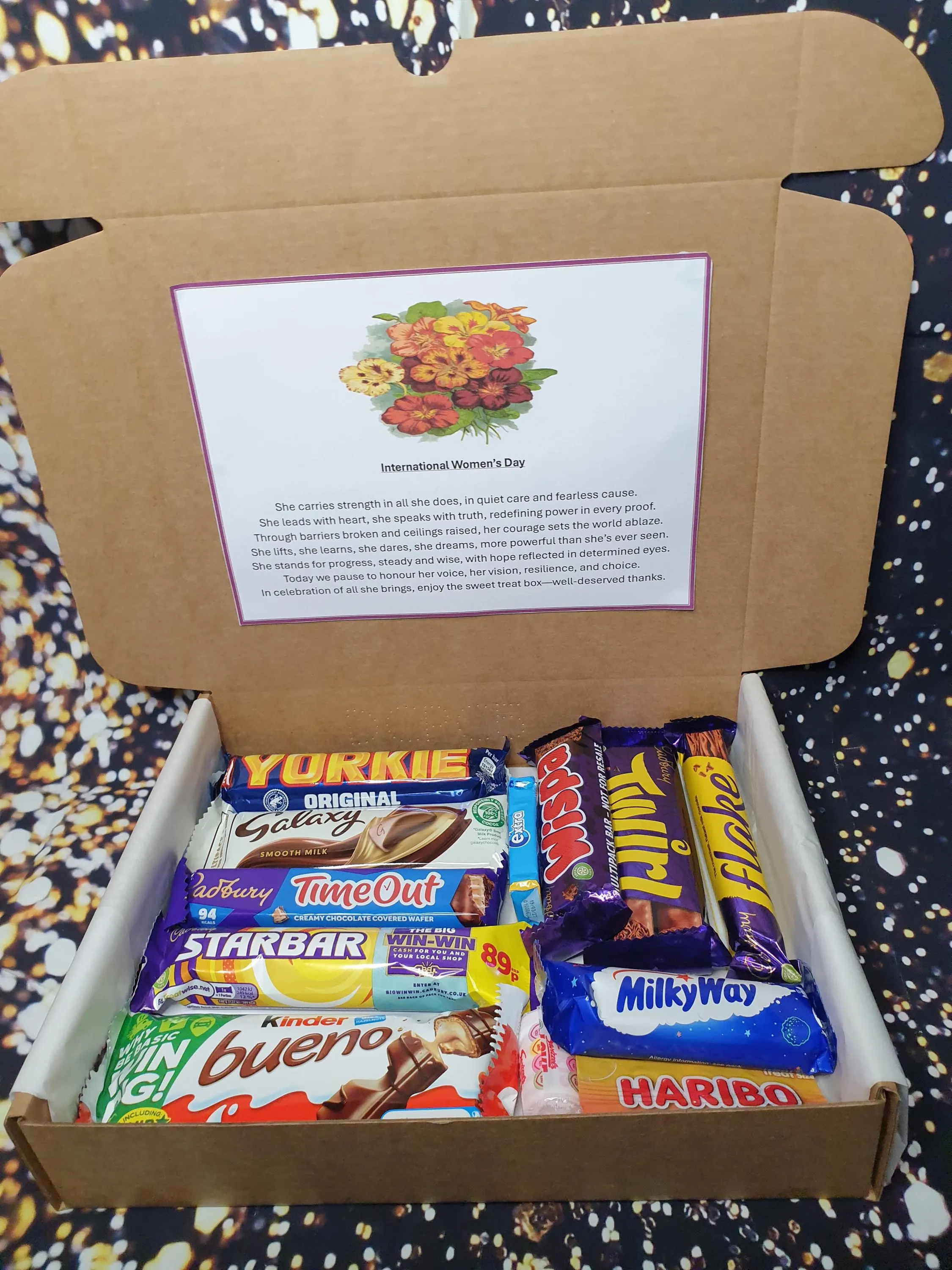 Women's Day Gift Box | International Women's Day Sweet Treat Box | Office Team Thank You | Thank You Gift Staff | Team Appreciation|