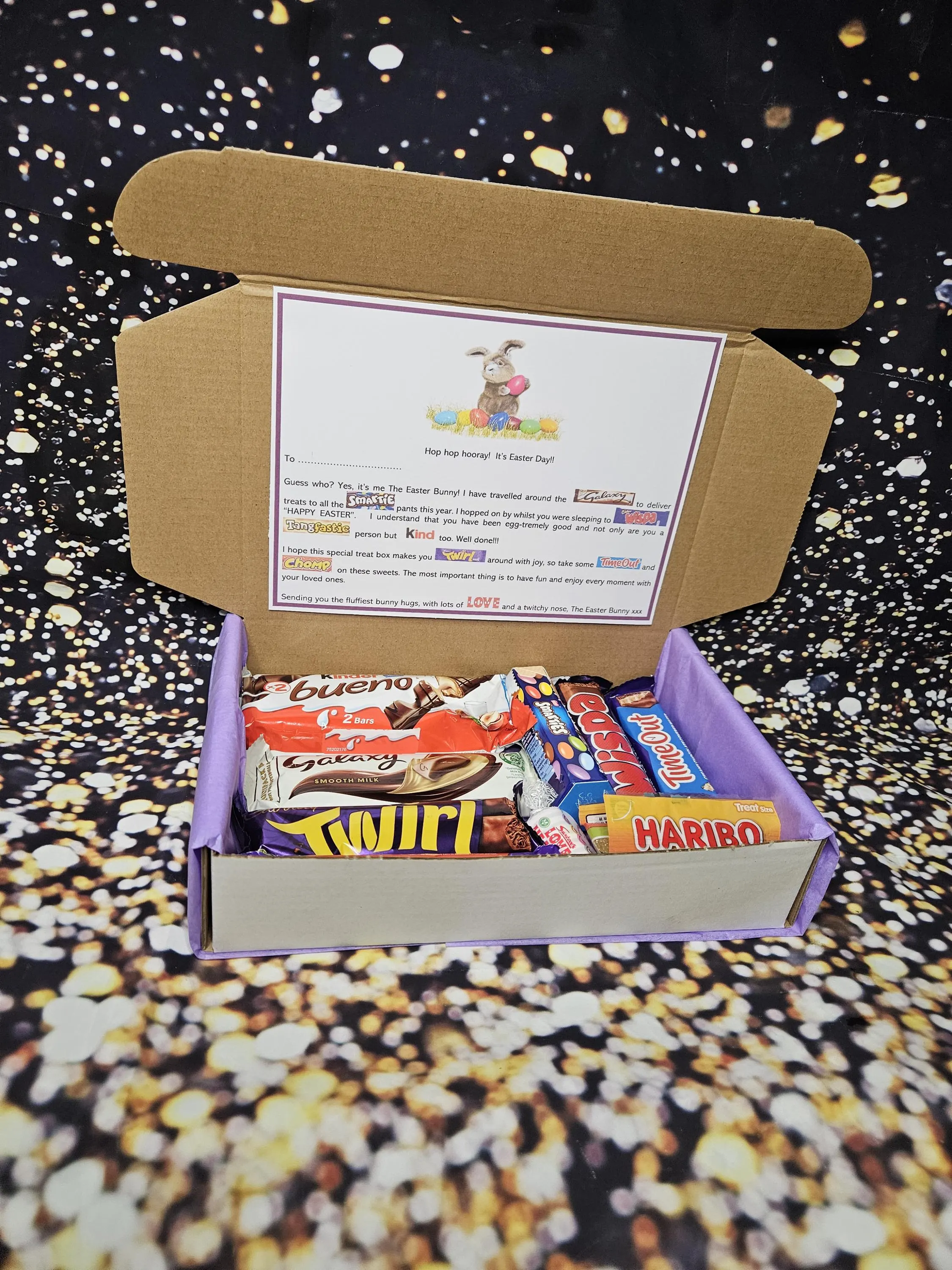 Personalised Easter Sweet Treat Box for children | Easter Hamper| Childrens Easter Treats | Sweet treats for children | Easter Treasure Hunt - image 5