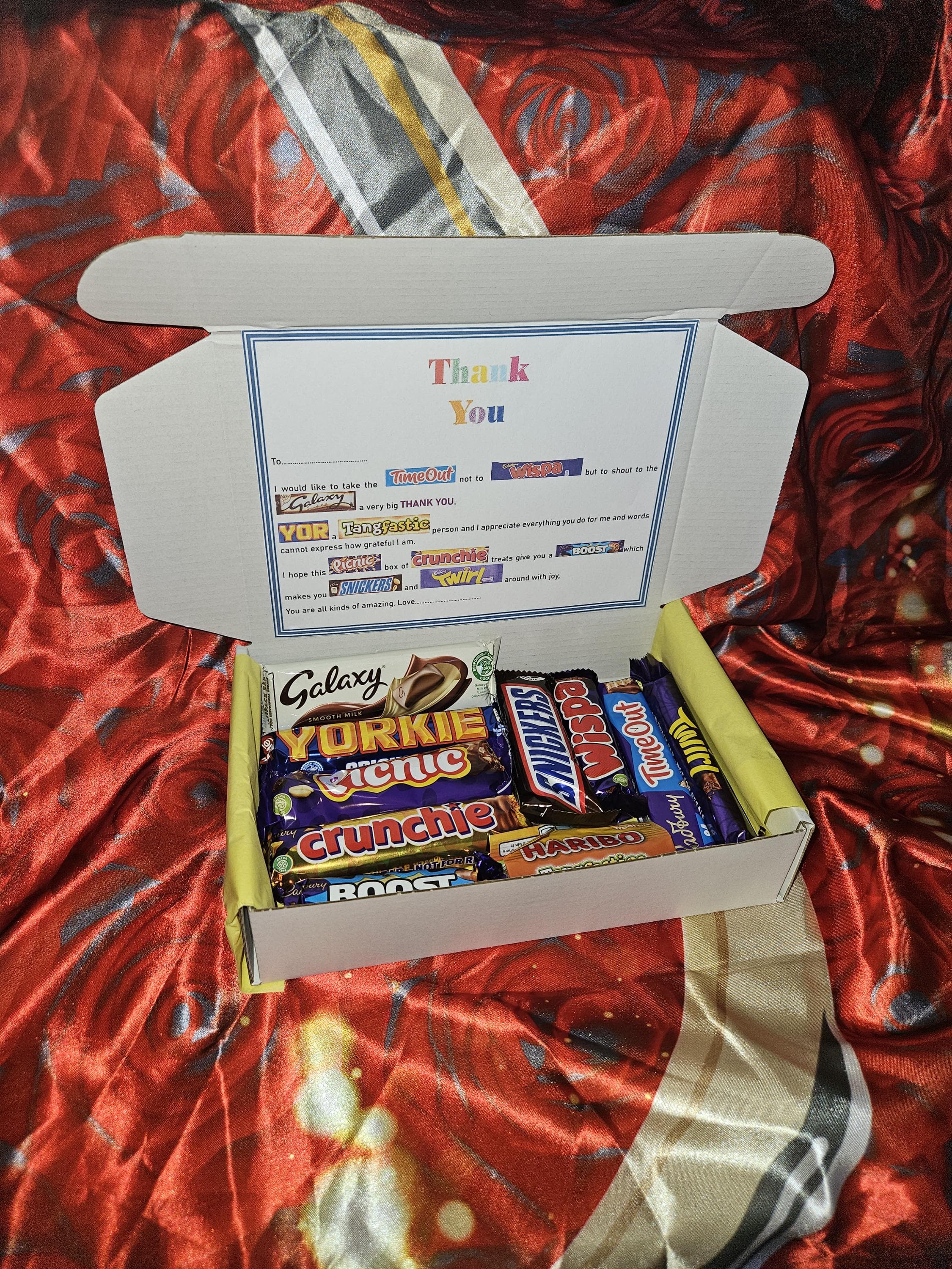 Thank you sweet treat box | Appreciation gift | Sweet treat box | Thank you gifts| Personalised thank you treats | Gratitude gifts | - image 5