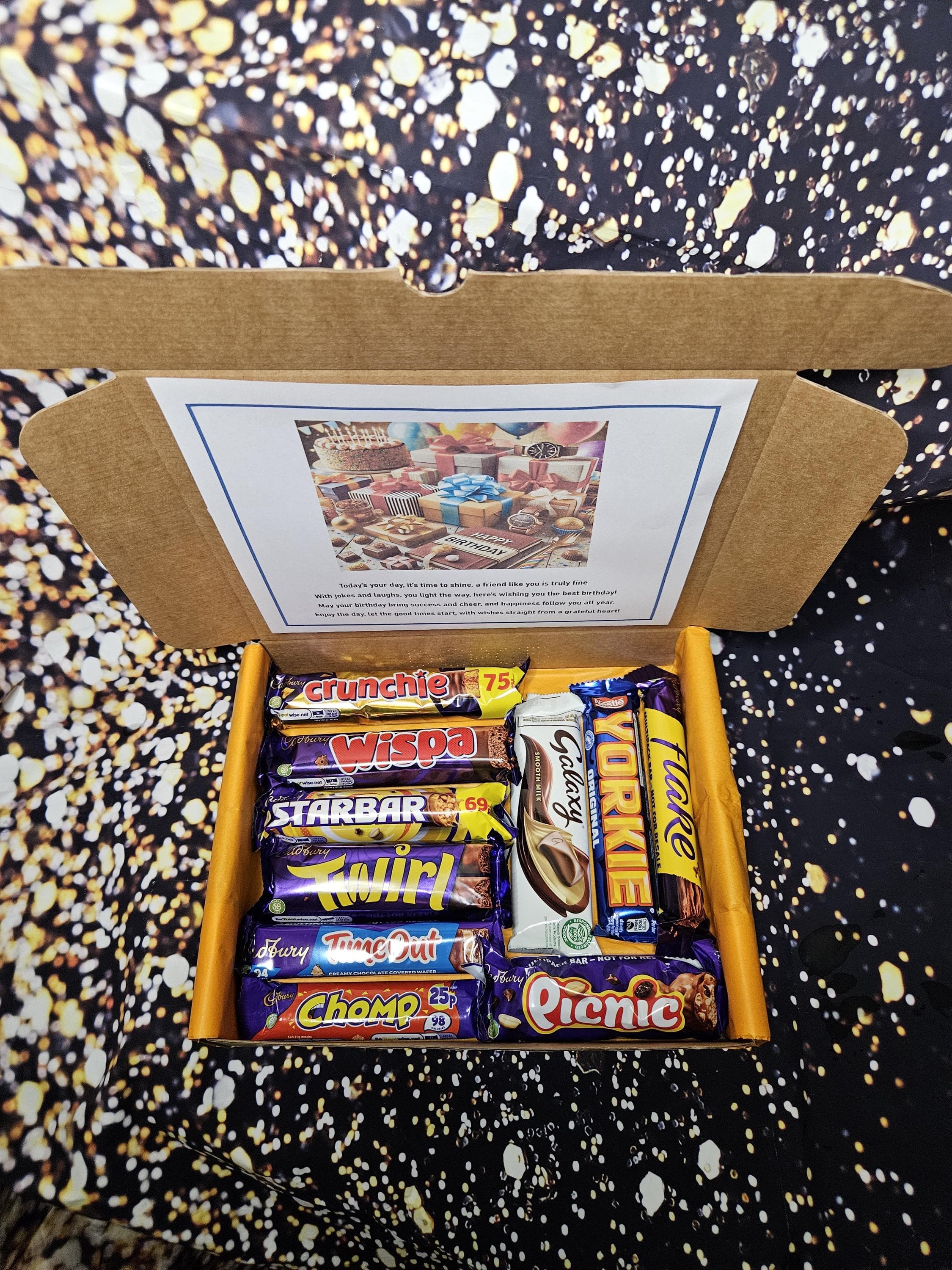 Personalised Male birthday sweet treat box for Work Bestie | birthday gift co worker | Birthday gift box | Office treats | Sweet treat box - image 4