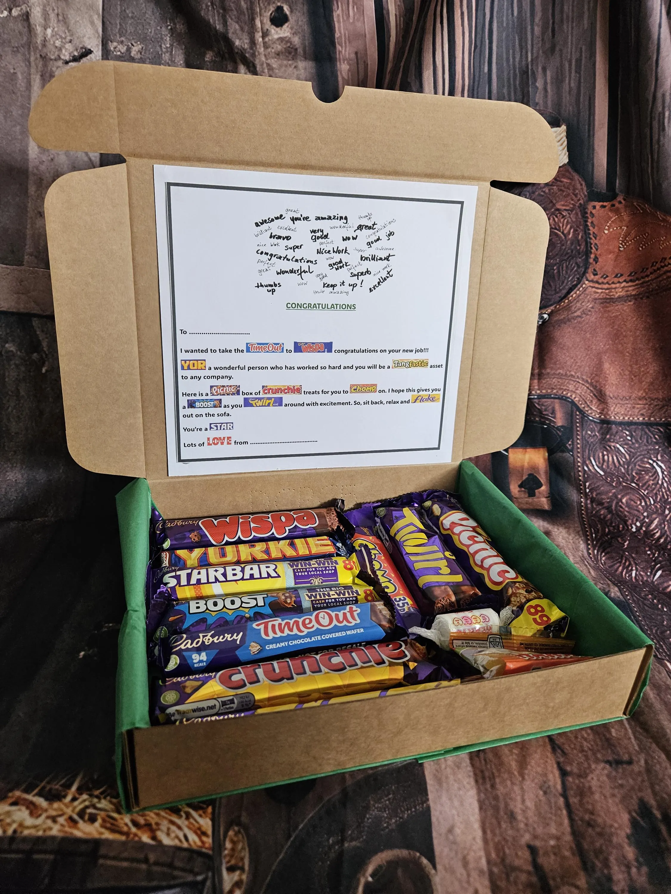 New Job Gift Box | Sweet Treats Congratulations | Congrats on New Job Gift | Personalised Edible Gift | Career Celebration Box| Sweet treat - image 5
