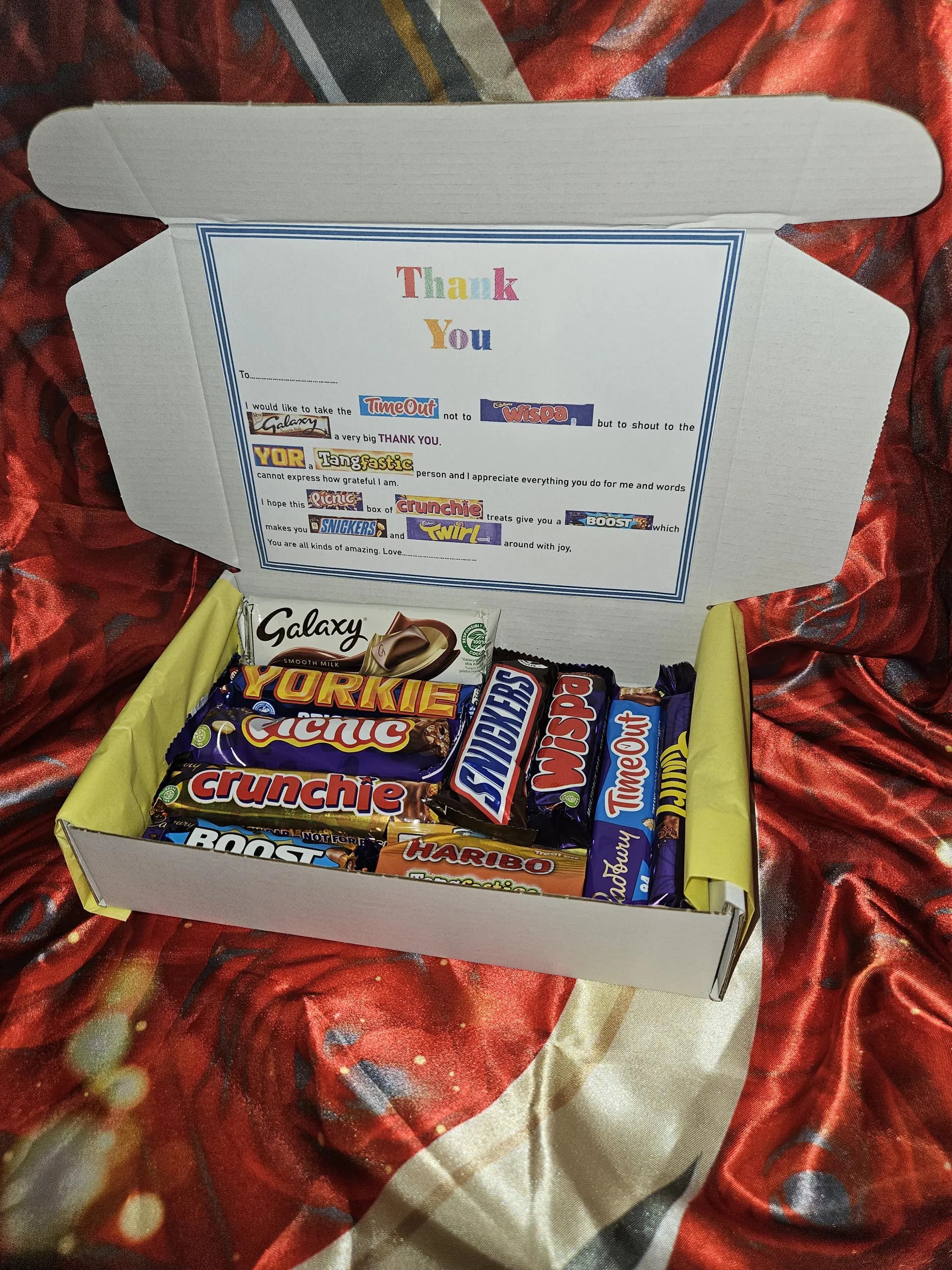 Thank you sweet treat box | Appreciation gift | Sweet treat box | Thank you gifts| Personalised thank you treats | Gratitude gifts | - image 4