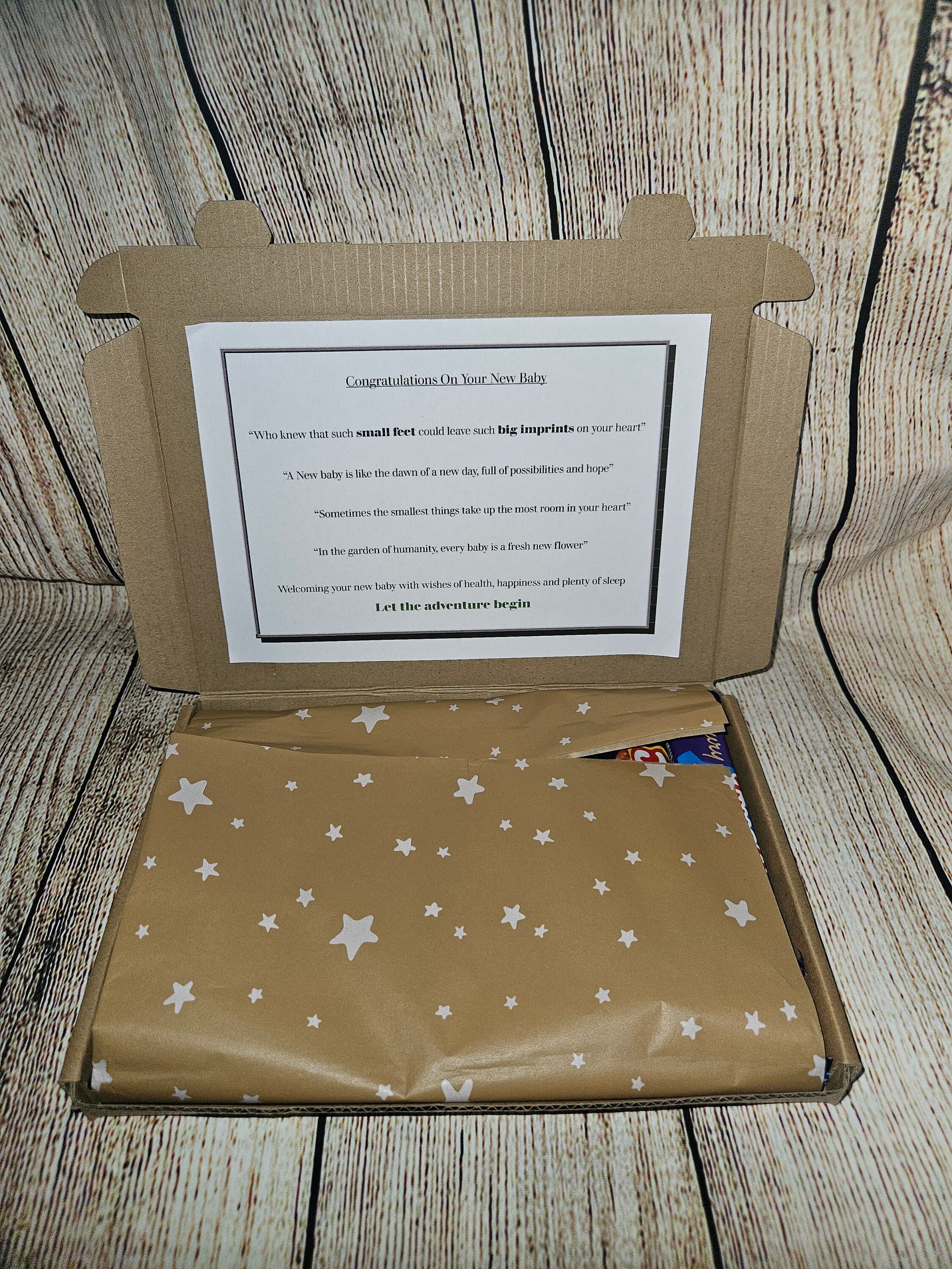 Congratulations on the birth of your baby | New Baby | New Parents | New arrival sweet treat box | New Baby sweet box | Congratulations - image 4