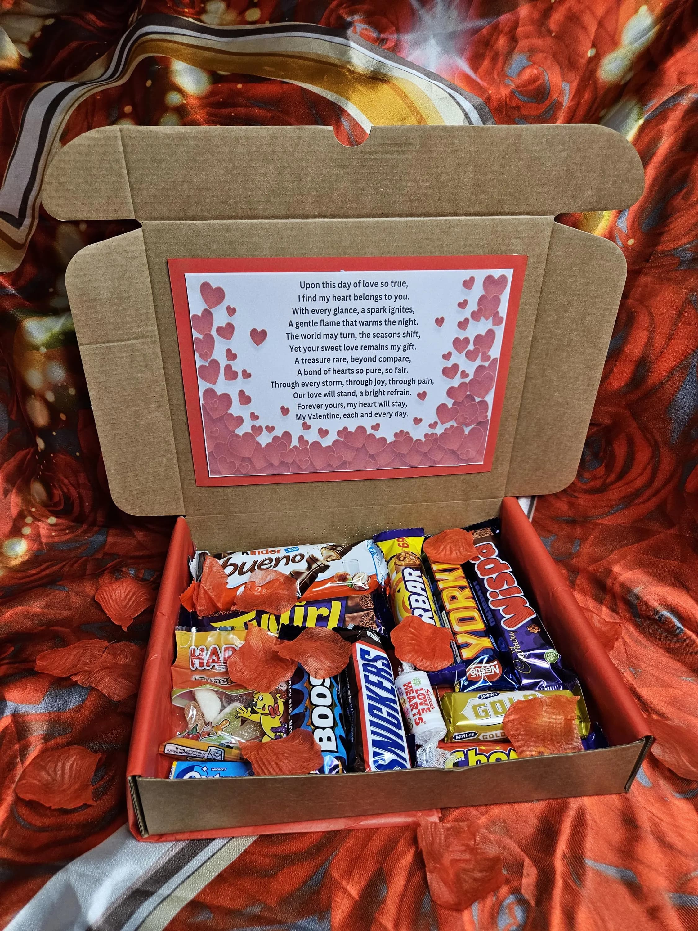 Happy Valentines Day Sweet Treat Box | Chocolate gift for her | Chocolate gifts for him | Personalised Valentines Sweets | Valentines Gift - image 5