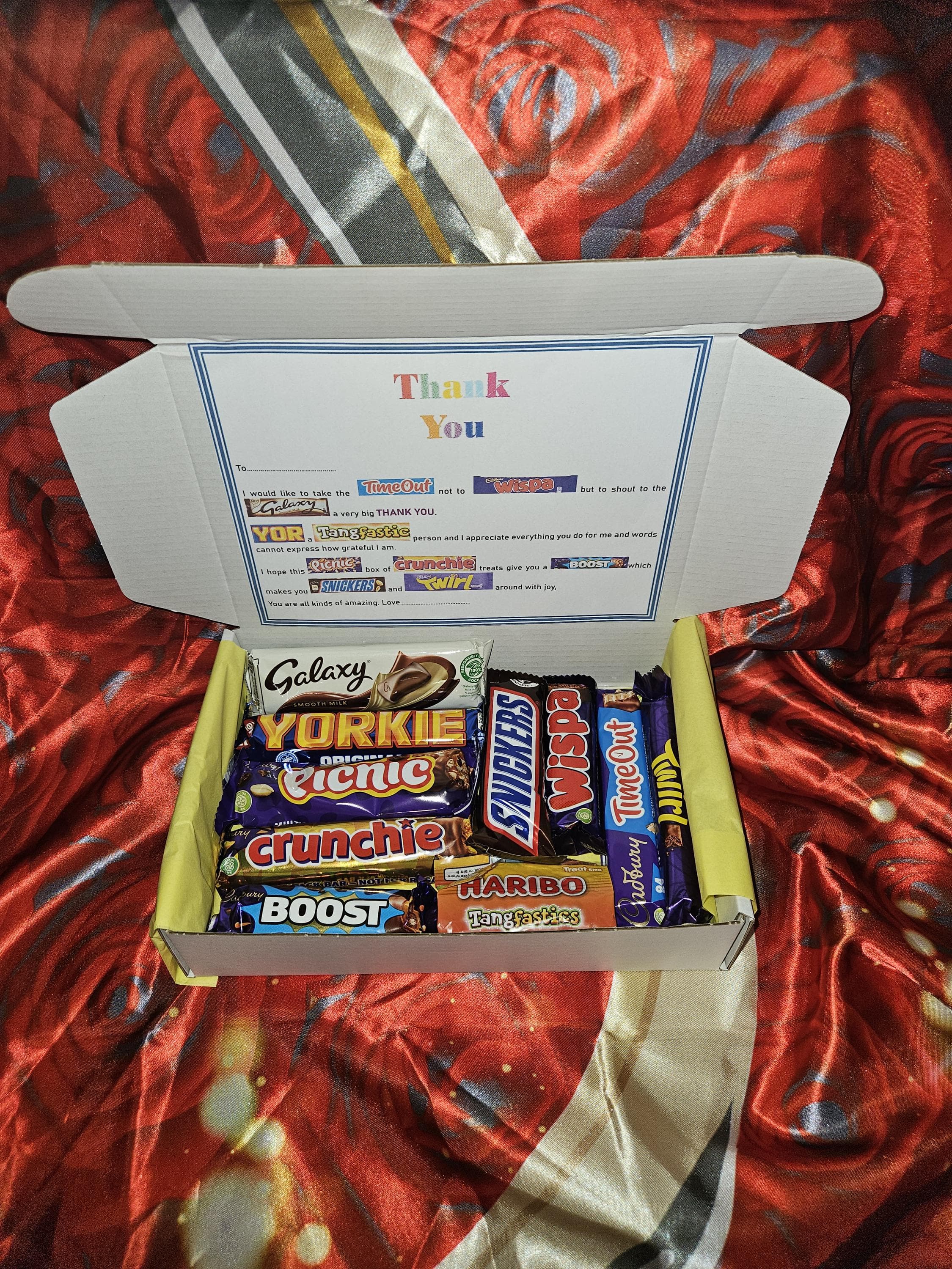 Thank you sweet treat box | Appreciation gift | Sweet treat box | Thank you gifts| Personalised thank you treats | Gratitude gifts | - image 2