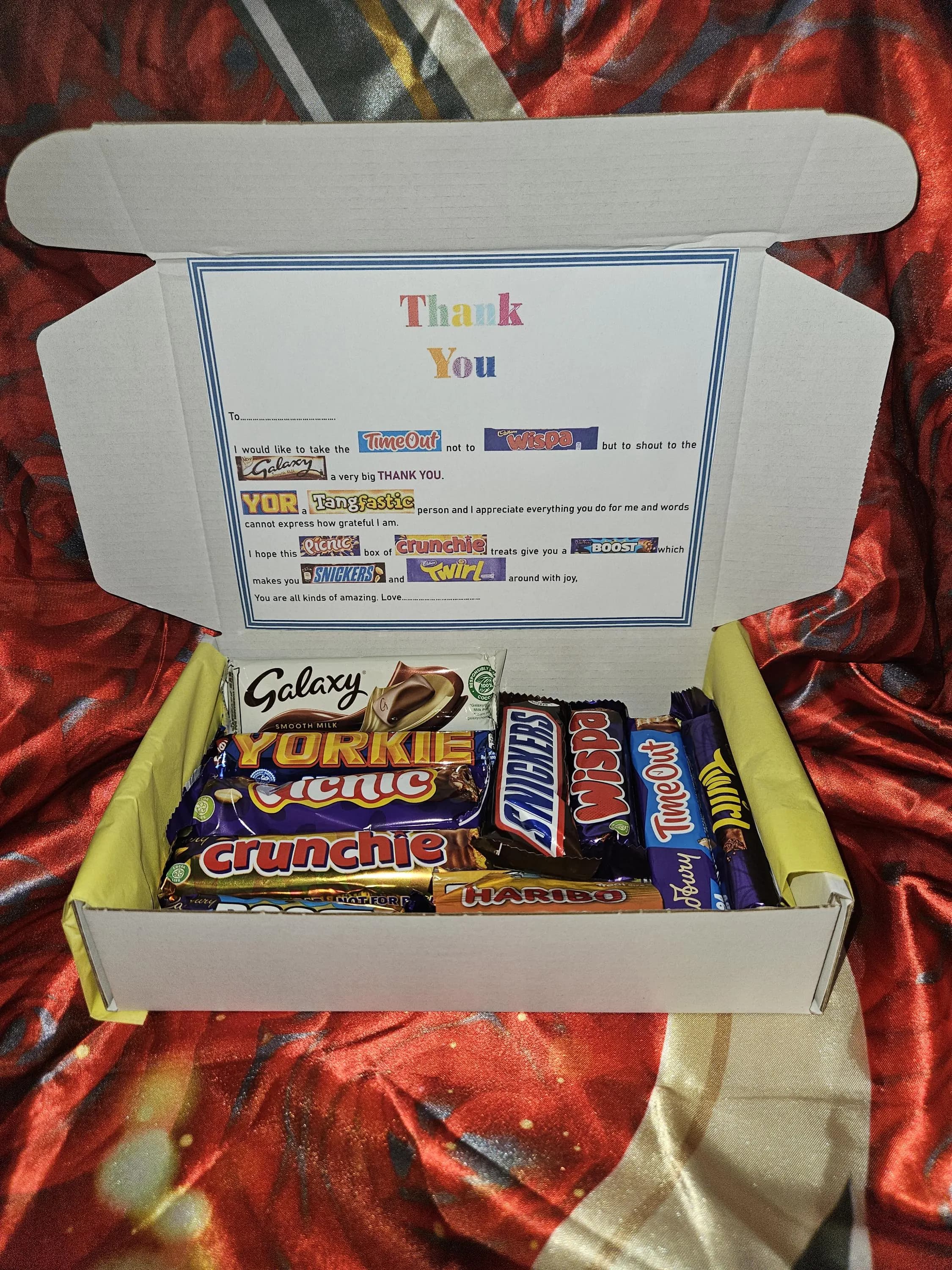 Thank you sweet treat box | Appreciation gift | Sweet treat box | Thank you gifts| Personalised thank you treats | Gratitude gifts | - image 3