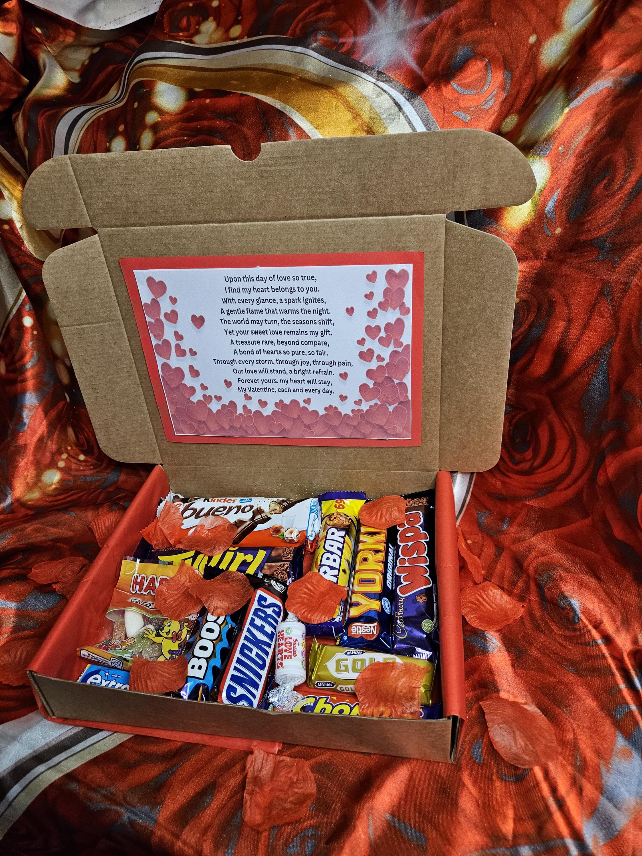 Happy Valentines Day Sweet Treat Box | Chocolate gift for her | Chocolate gifts for him | Personalised Valentines Sweets | Valentines Gift - image 4