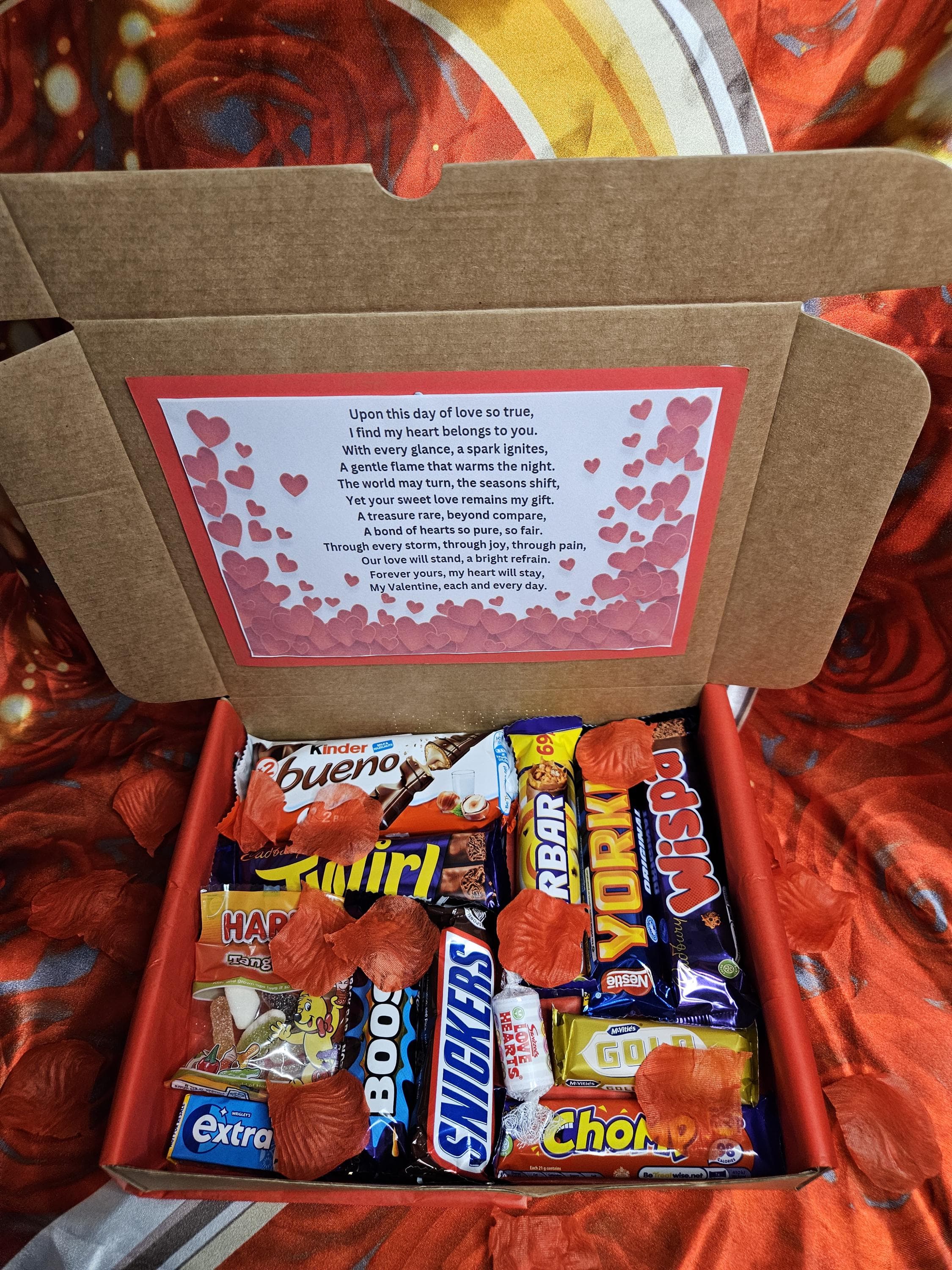 Happy Valentines Day Sweet Treat Box | Chocolate gift for her | Chocolate gifts for him | Personalised Valentines Sweets | Valentines Gift - image 3