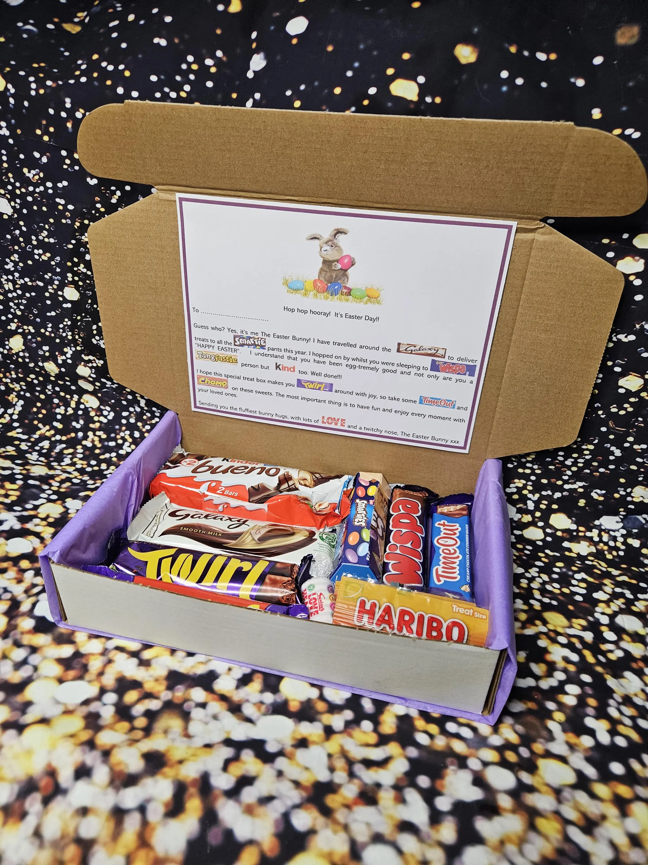 Personalised Easter Sweet Treat Box for children | Easter Hamper| Childrens Easter Treats | Sweet treats for children | Easter Treasure Hunt - image 4