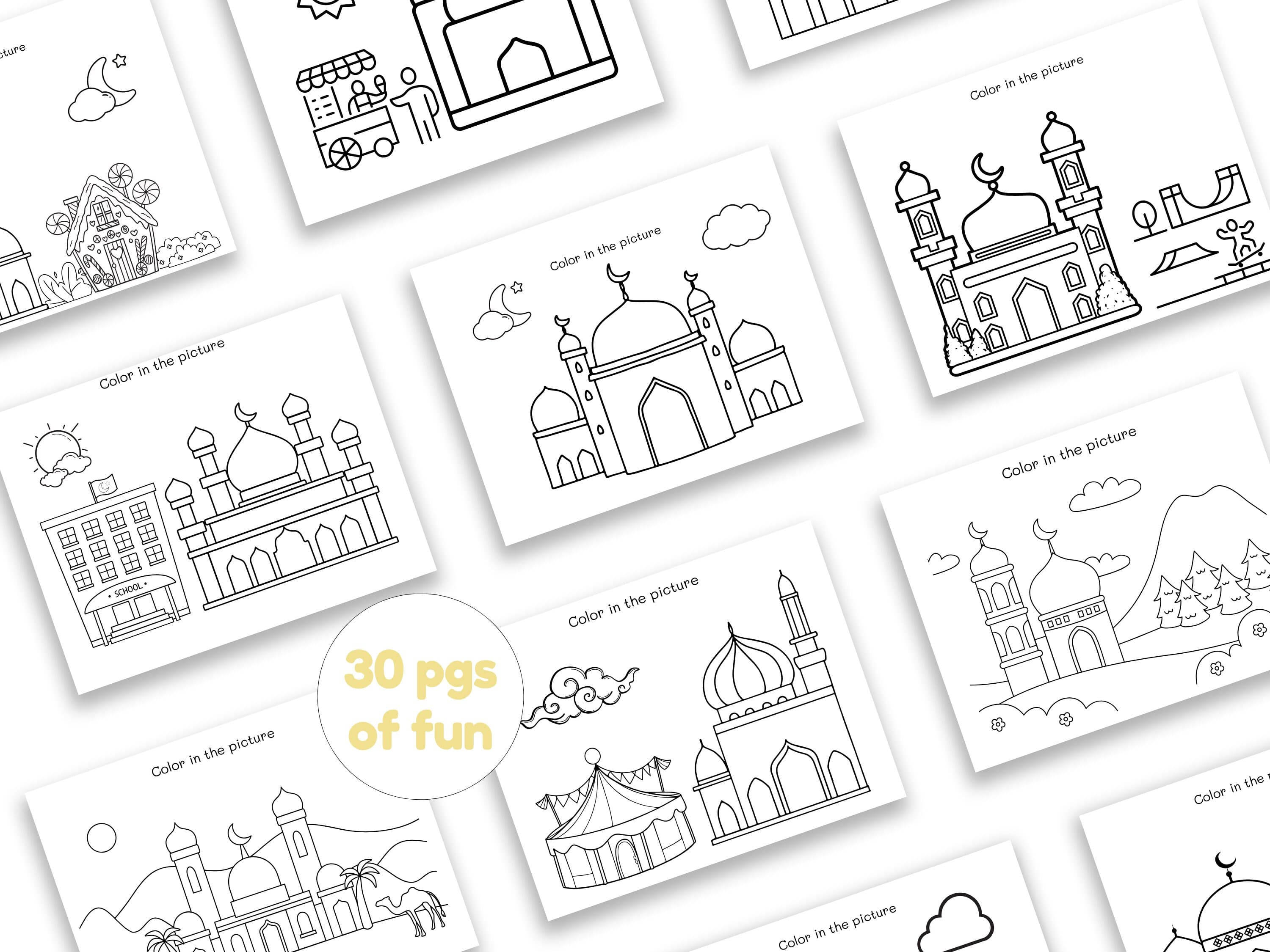 My First Masjid Colouring Book - image 2