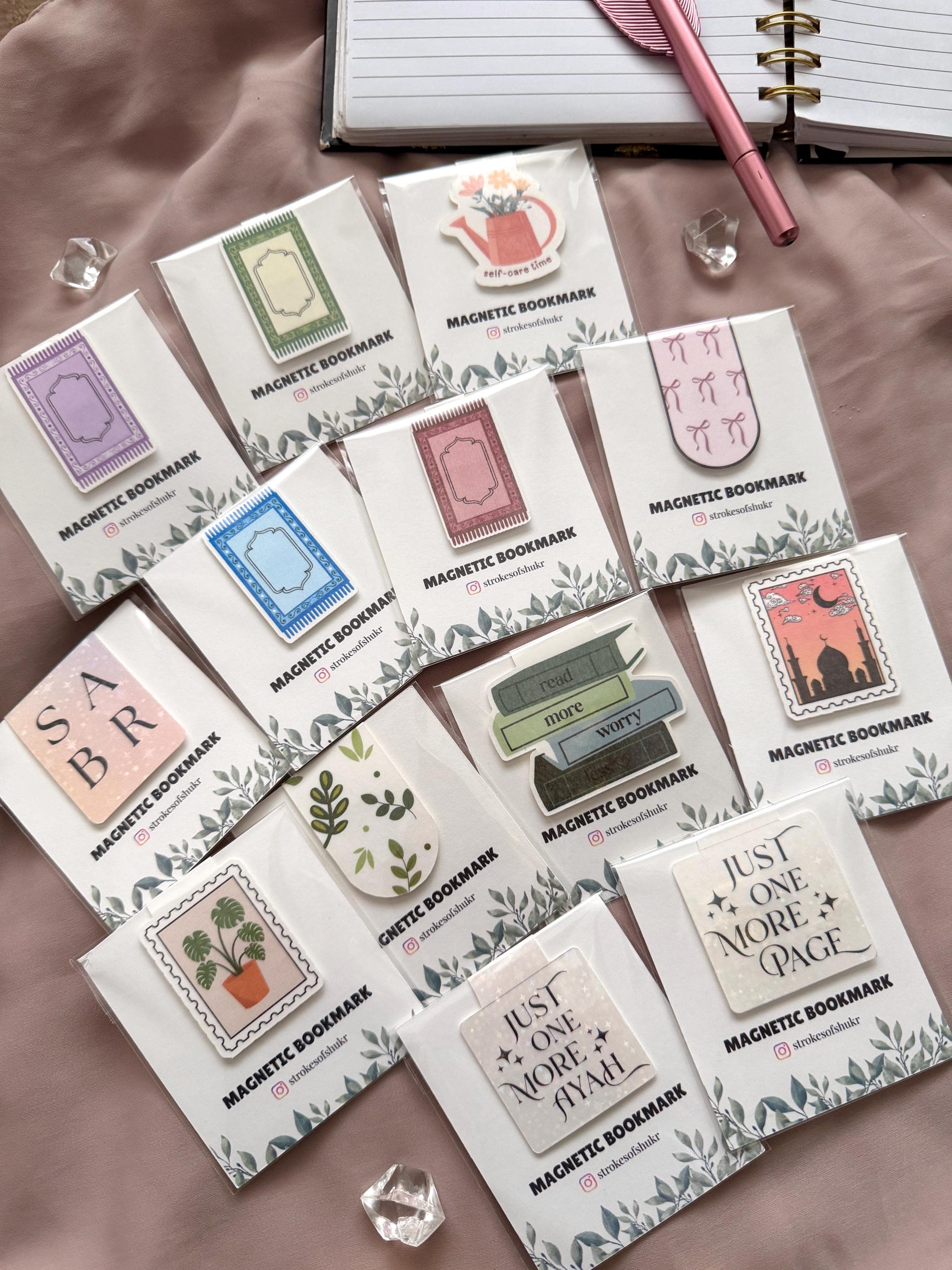 Magnetic Bookmarks Gift for Reader Bookworm Custom Bookmark - image 3