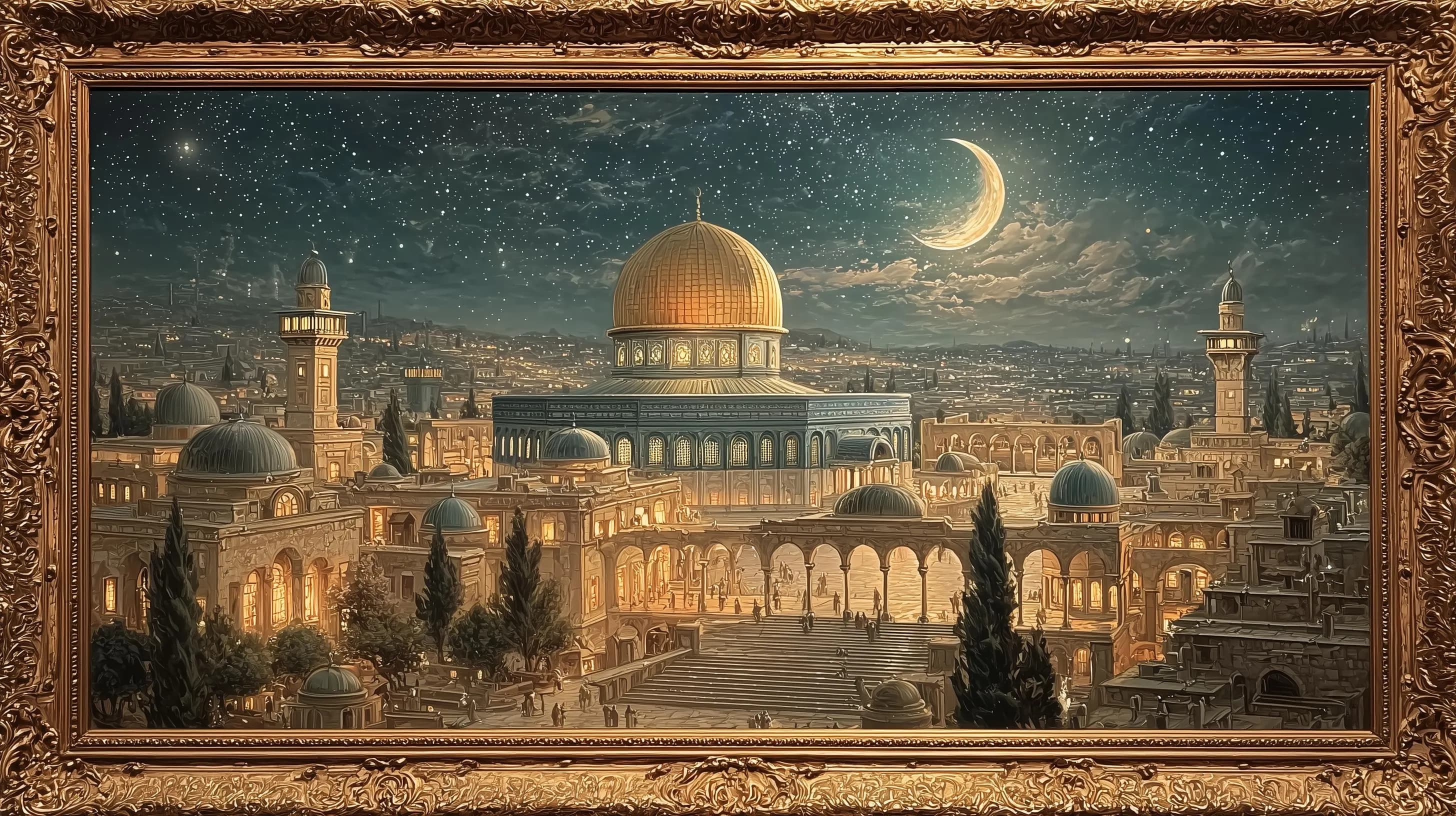 Samsung Frame TV Art Al Aqsa Wall Art, Ramadan Decor, Palestine Artwork - image 3