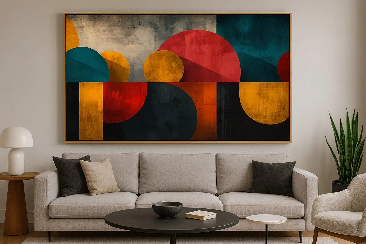 Samsung Frame TV Art Geometric Abstract Digital Download - image 2