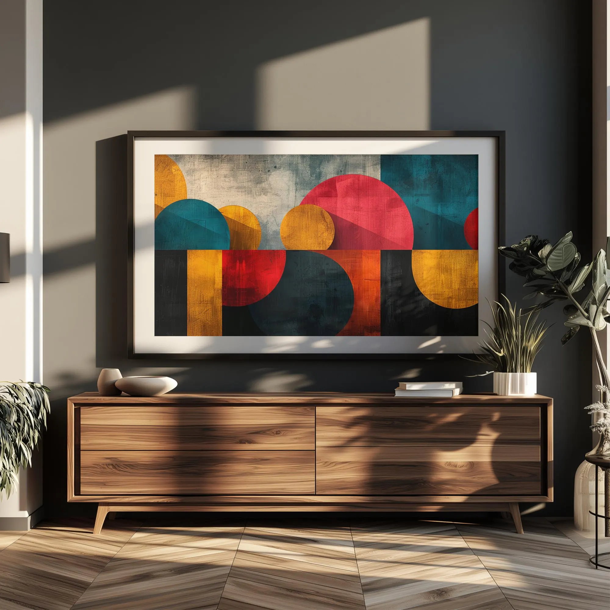 Samsung Frame TV Art Geometric Abstract Digital Download - image 5
