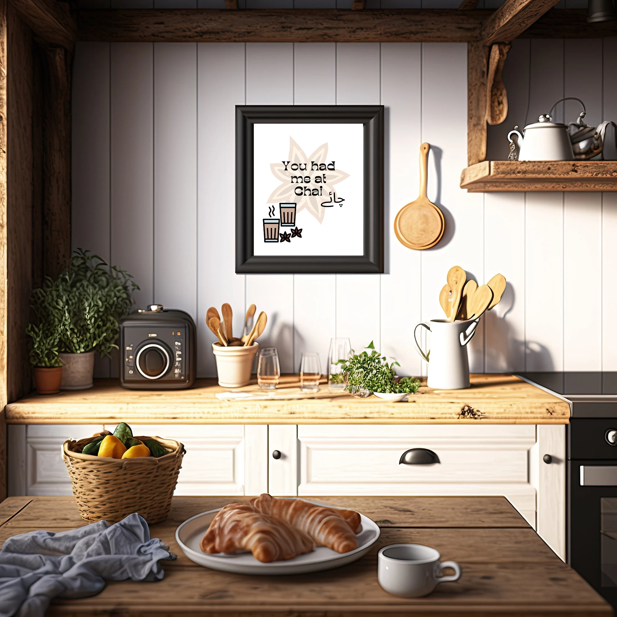 Chai Kitchen Wall Art Print: Pakistani Desi Decor (Digital Download) - image 4