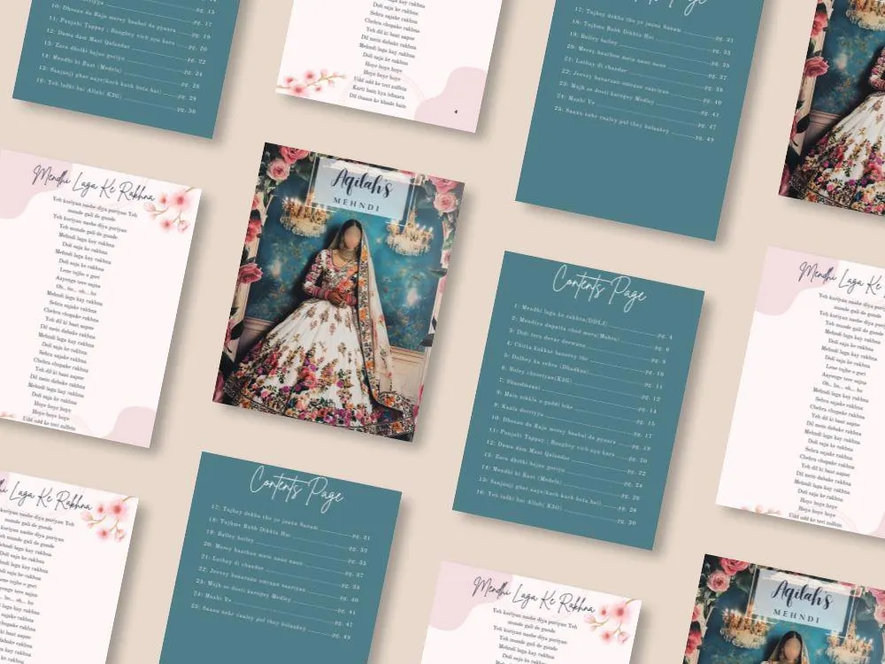 Mehndi Dholki Song Book: Indian Pakistani Wedding Songs (PDF Download) - image 3
