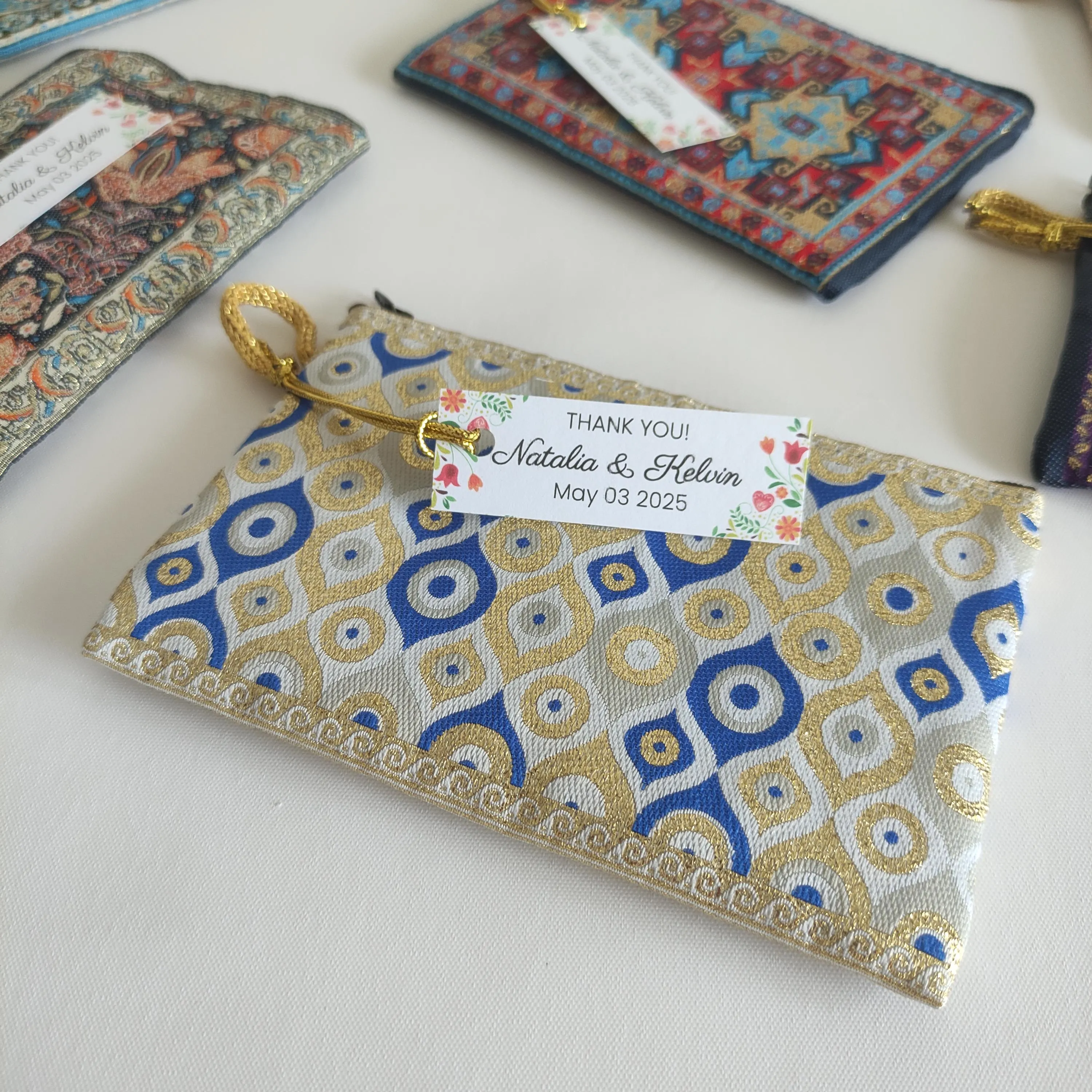Turkish Wallet Wedding Favors: Rustic Henna Party Gift