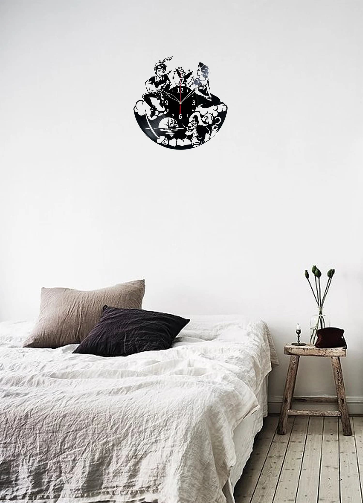 Fairy Tale Clock with LED Light Vinyl Clock Art Home Decor Wall Clock Custom Order Vinyl Record Wall Clock Personalized Design - image 4