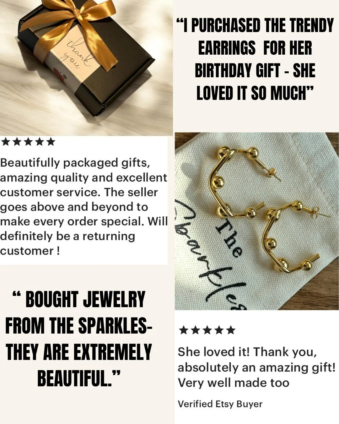 Happy customer reviews