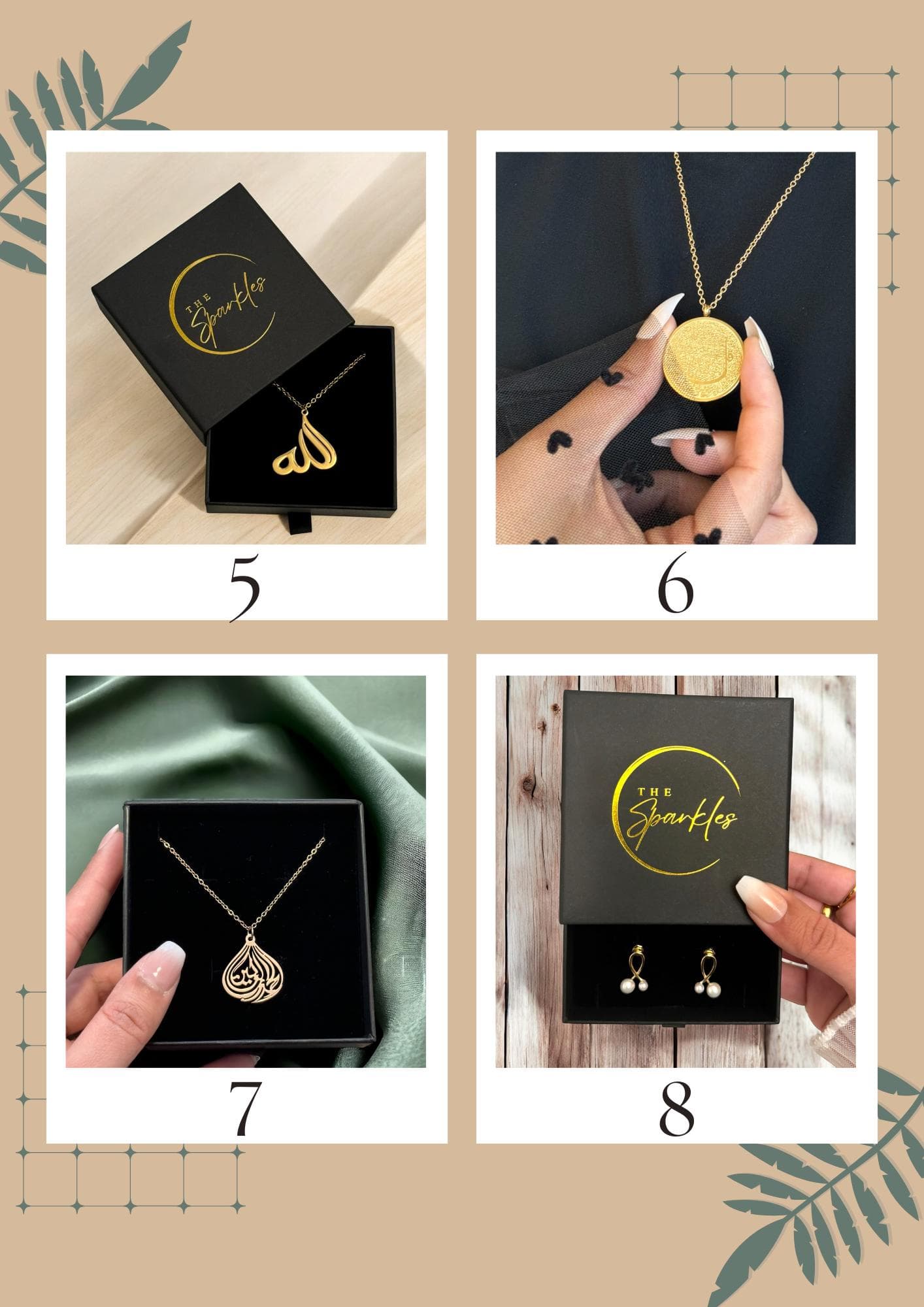 Customized Gift Box - Jewelry and Engraved Candle Bundle | Personalized Gift for Eid, Ramadan, Mother's Day & More. Limited Edition present