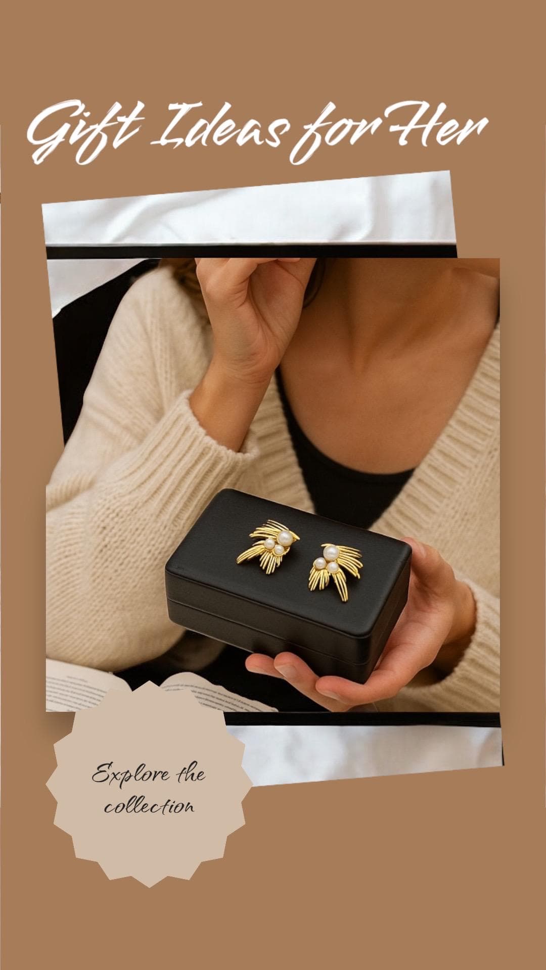 Gold & Pearl Earrings: 18K Dipped Chic Tops - image 5
