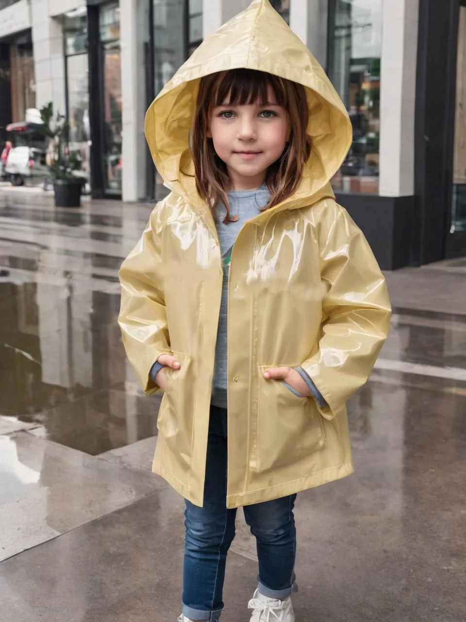 Kid's Raincoat Sewing Pattern,Kid's Jacket Pattern, Raincoat Pattern, Hoodie Sewing Pattern for Kids, - Size 2-16 Years, A4-A0 US LETTER dxf - image 3