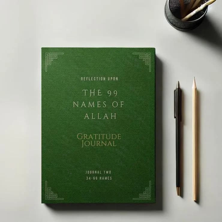99 Names of Allah Gratitude Journal Trilogy - Guided Islamic Reflection - image 5