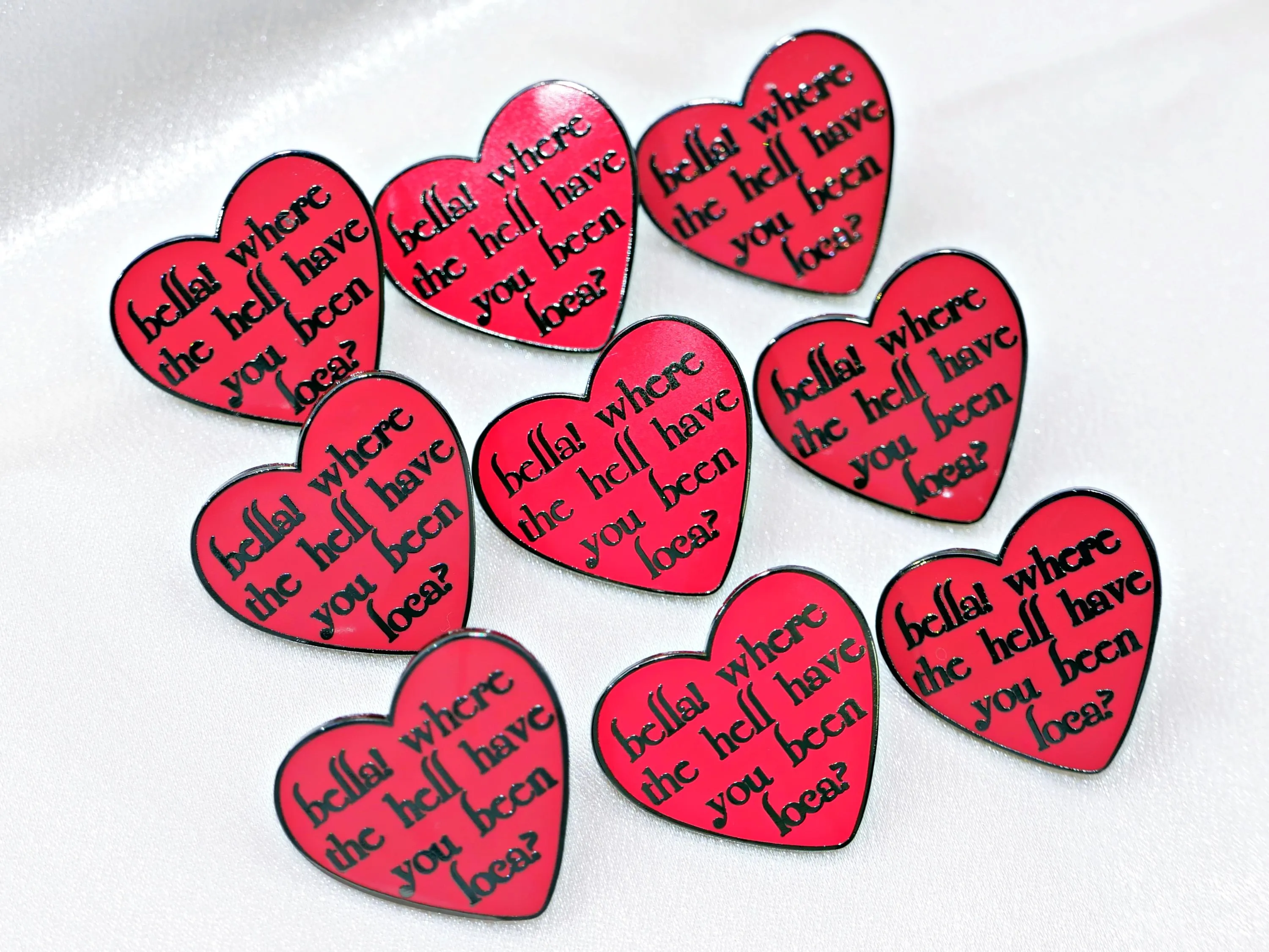 Twilight Enamel Pin / Bella! Where the hell have you been loca? / Twilight Quote - image 5