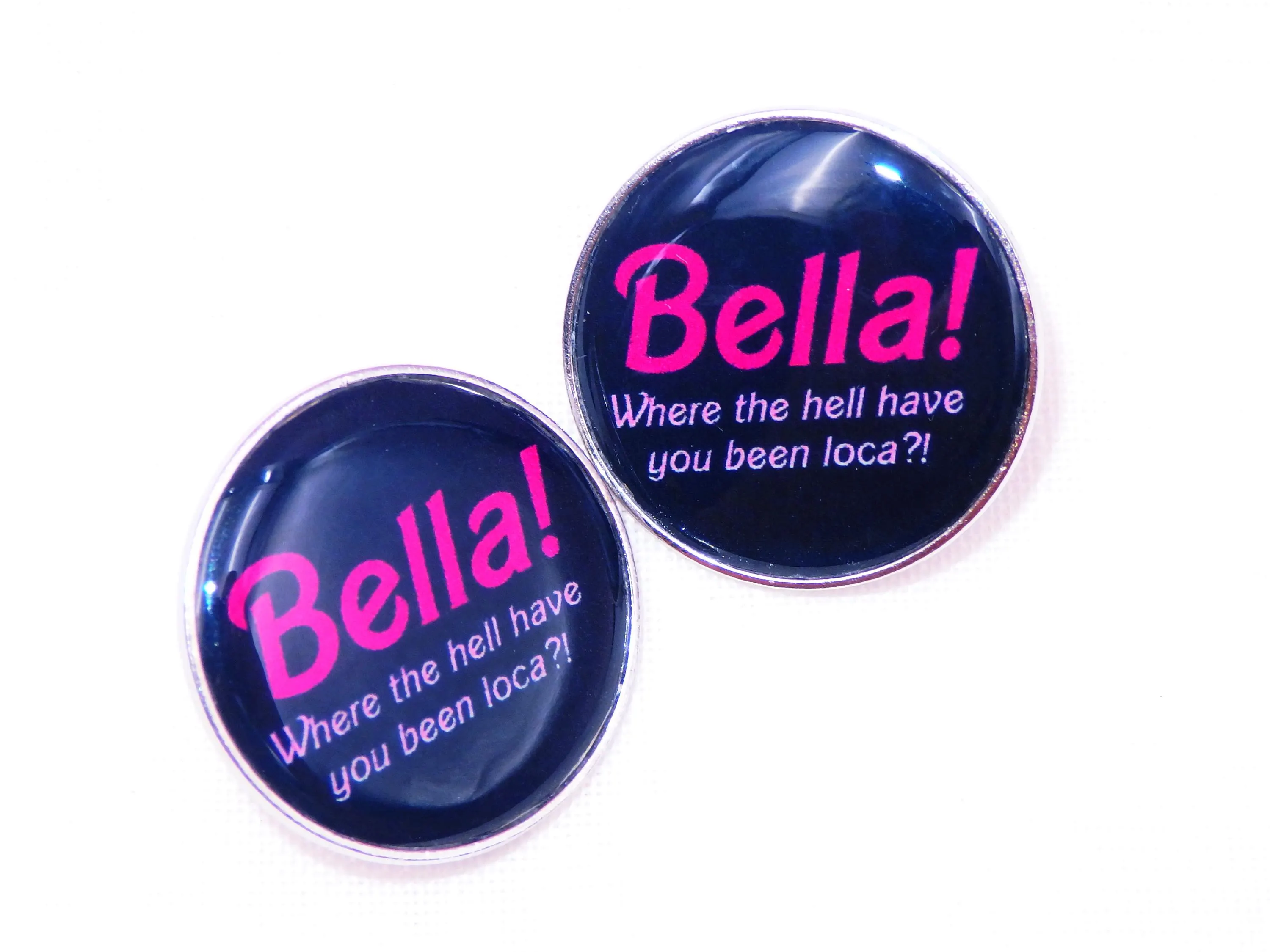 Bella Loca Quote Enamel Pin / Twilight Pin / Movie Quote Lapel Pin / Vampire Fandom Brooch Gift for Twilight Fans - image 2
