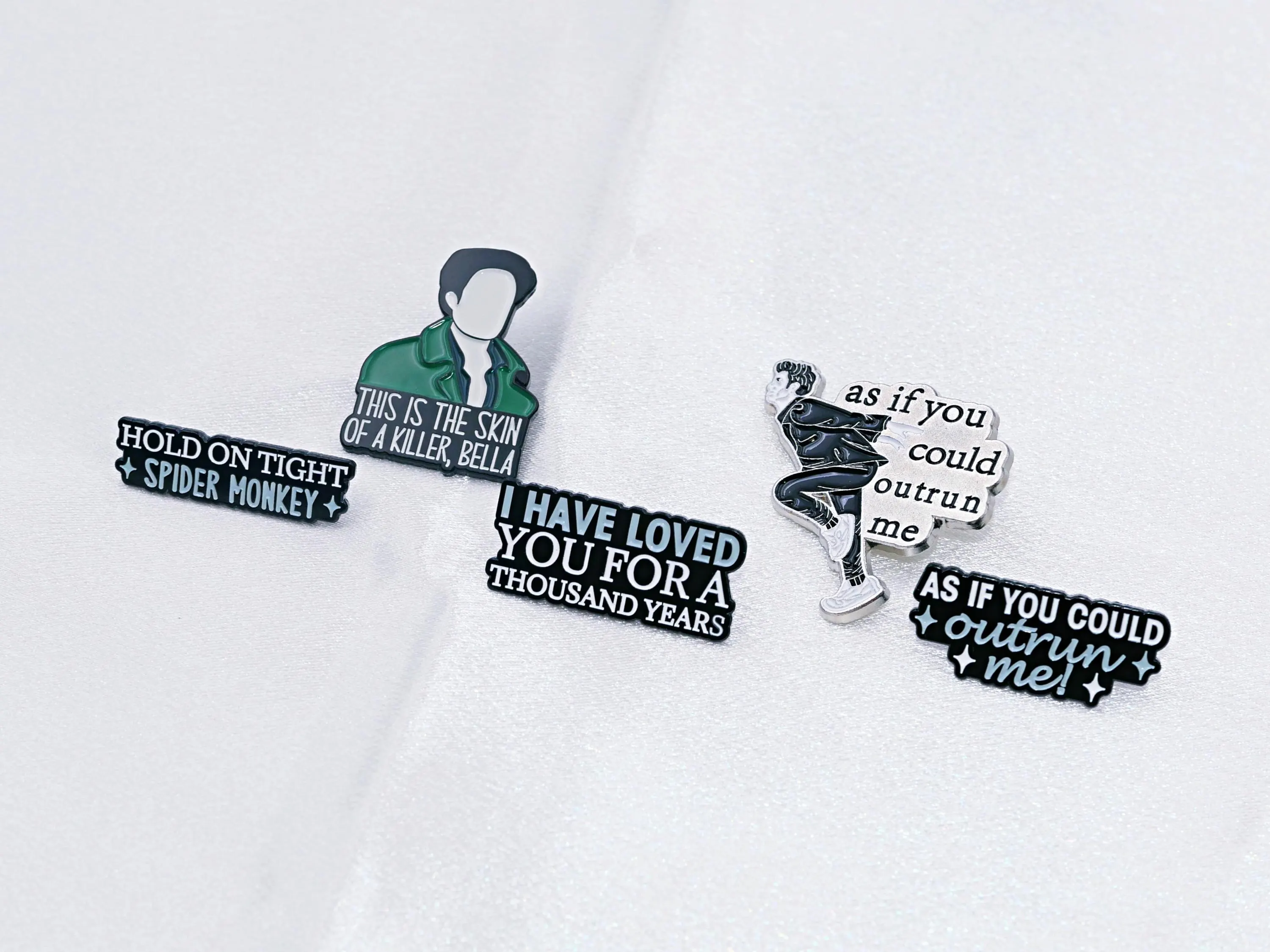 Twilight Enamel Pin / Twilight Movie quote pin / Lapel Pins / Fandom Brooch Gift for Twilight Fans - image 2