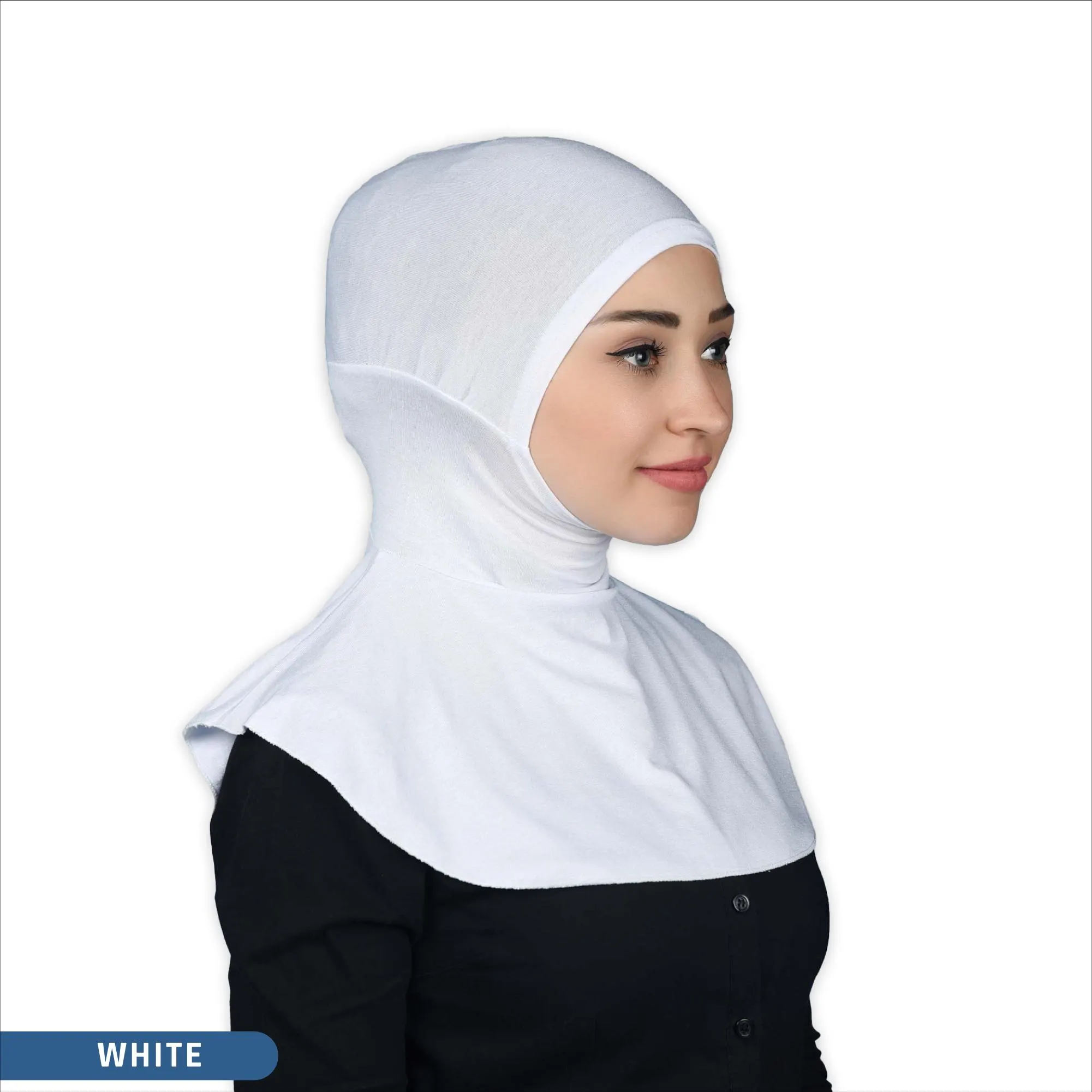 Sport Hijab Bonnet – Viscose Lycra Neck Collar, Athletic & Ready‑to‑Wear - image 4