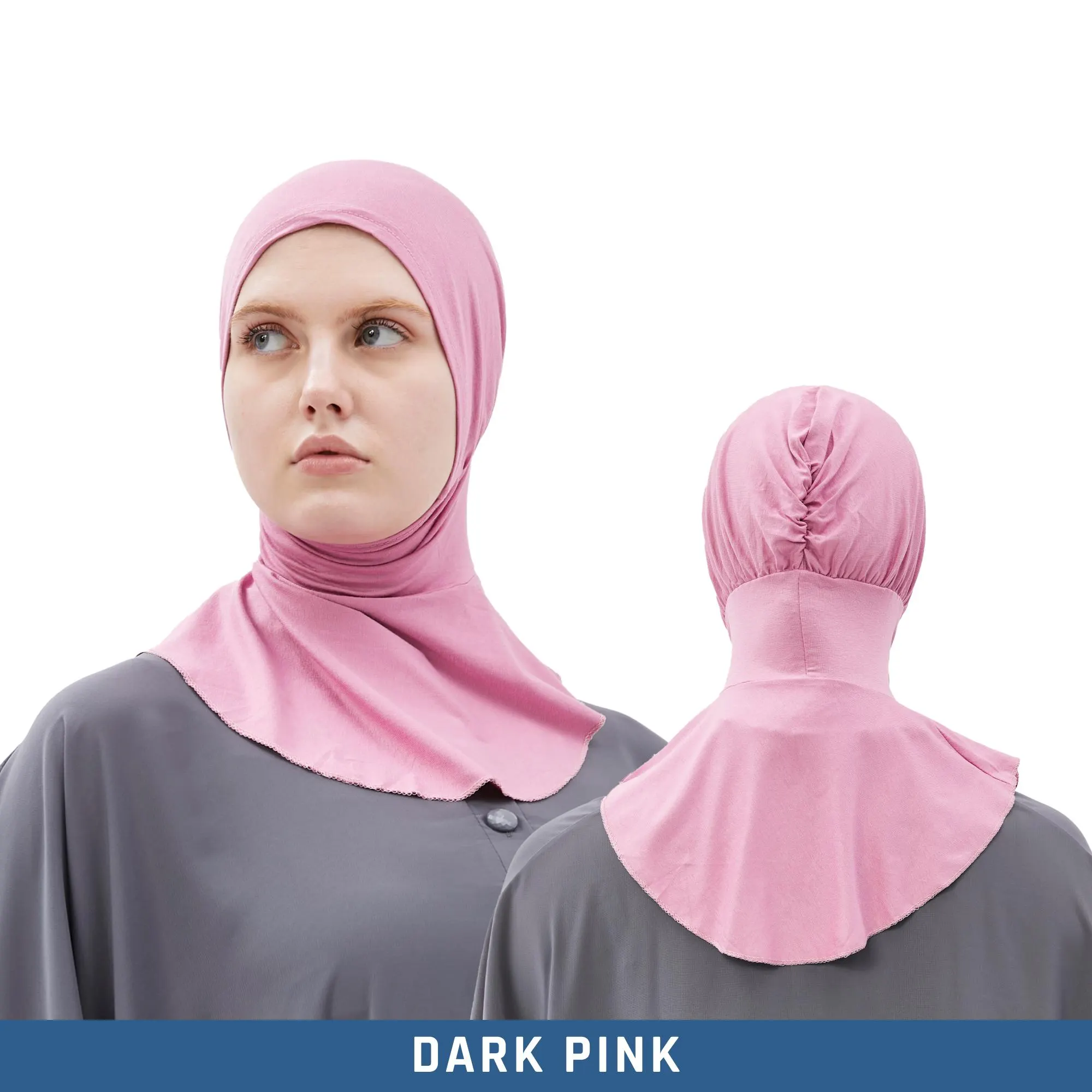 Sport Hijab Bonnet – Viscose Lycra Neck Collar, Athletic & Ready‑to‑Wear - image 5