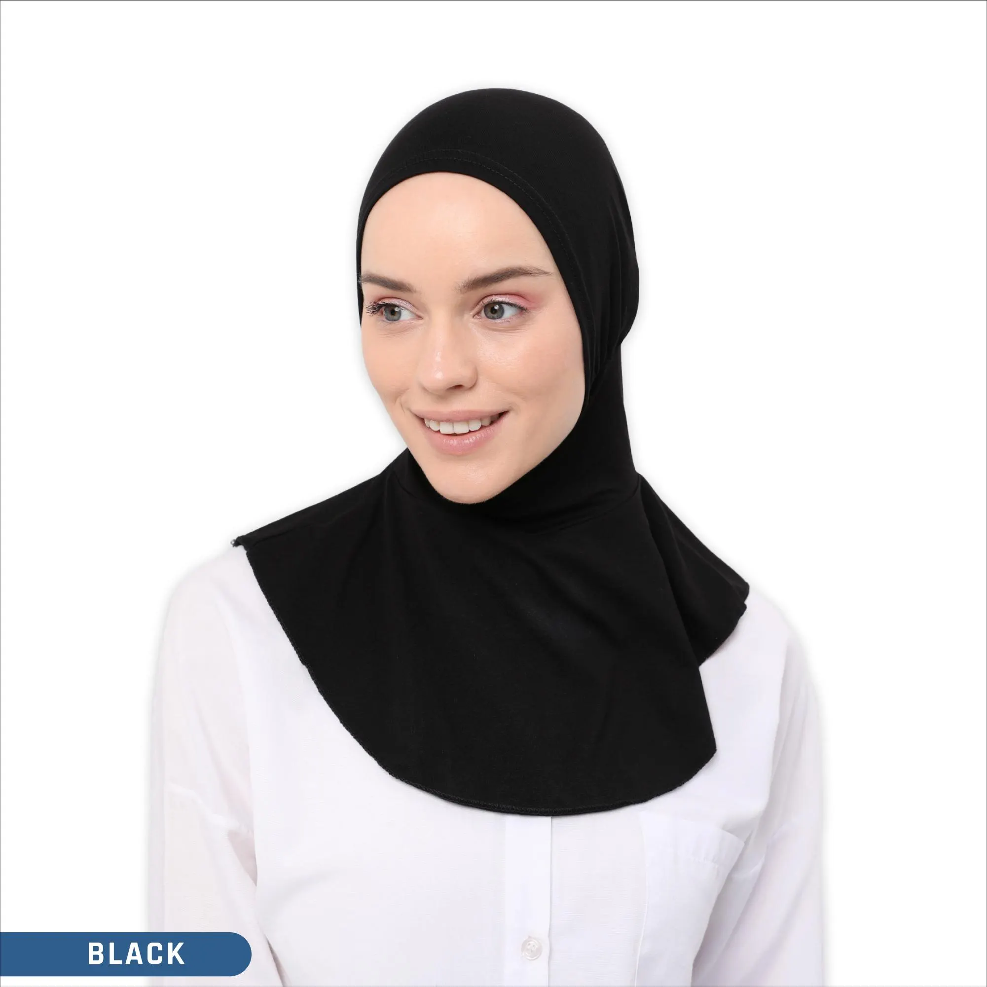 Sport Hijab Bonnet – Viscose Lycra Neck Collar, Athletic & Ready‑to‑Wear - image 3