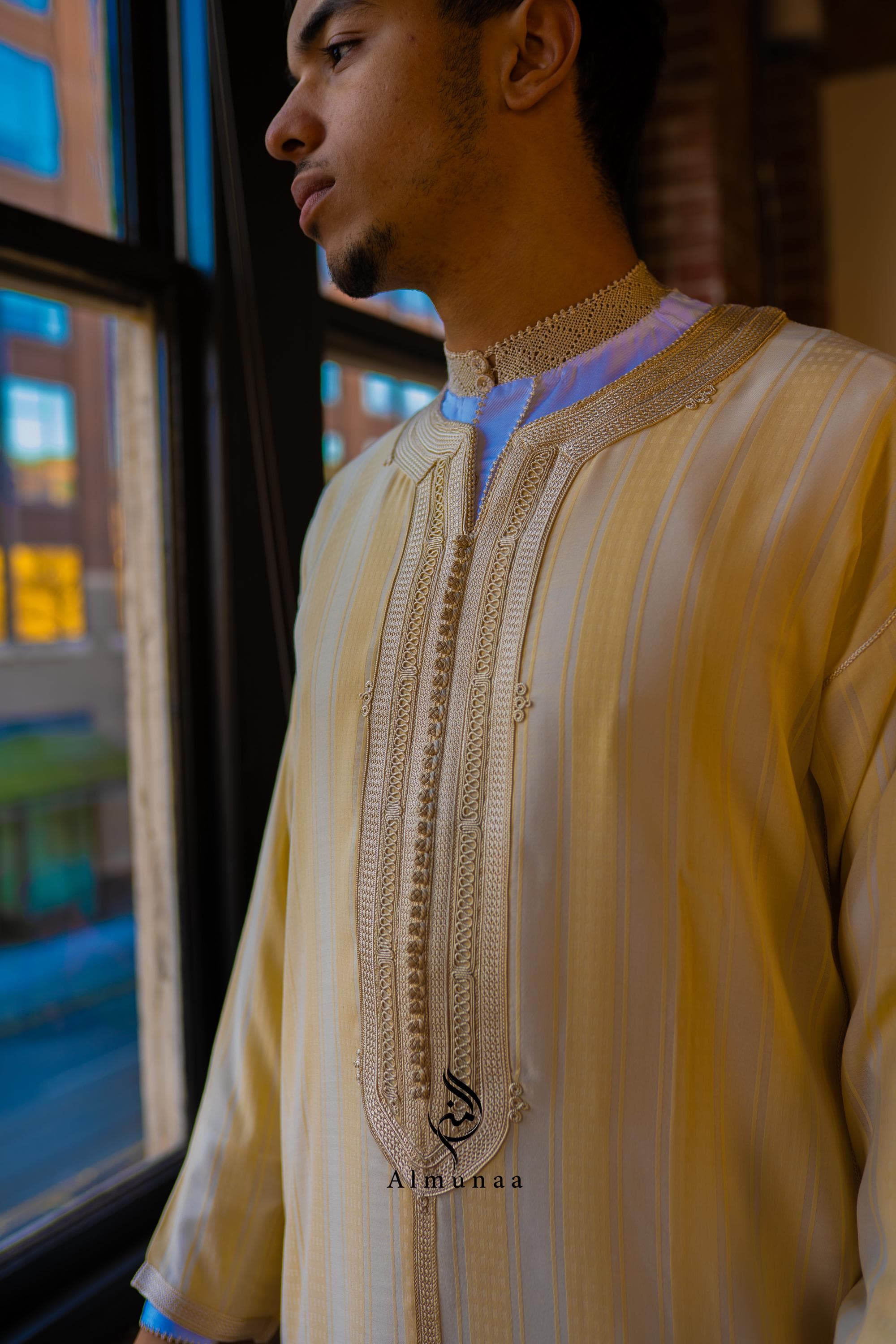 Custom Luxury Moroccan Kaftan + Jabadoor and Pants for Men