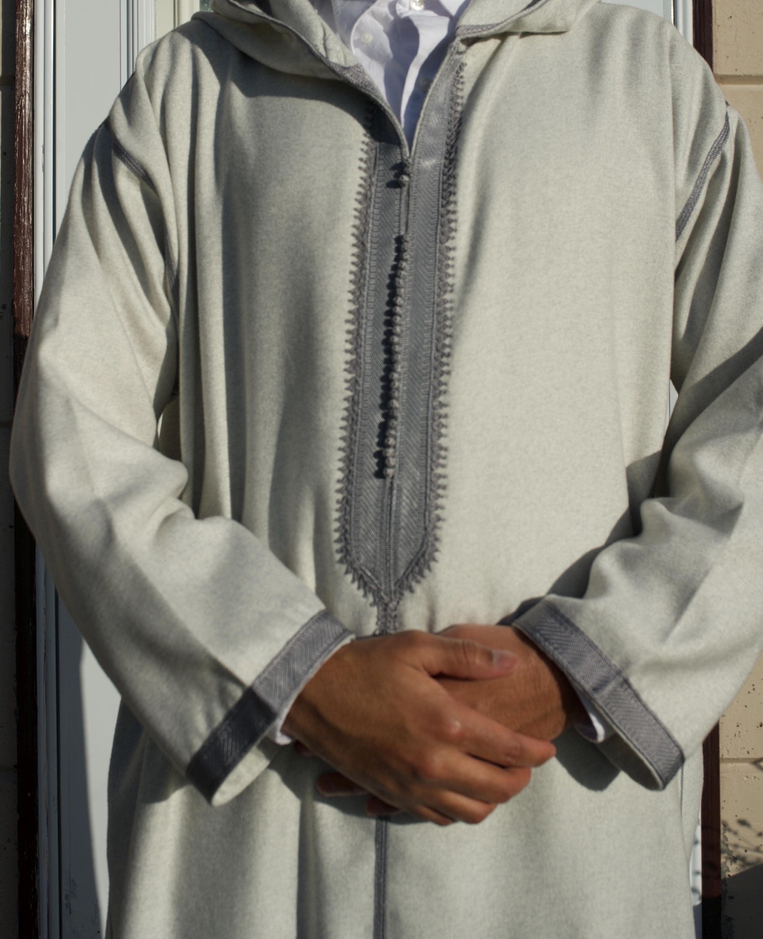 Moroccan Djellaba Men: Hooded Caftan Outfit for Ramadan Dress - image 4