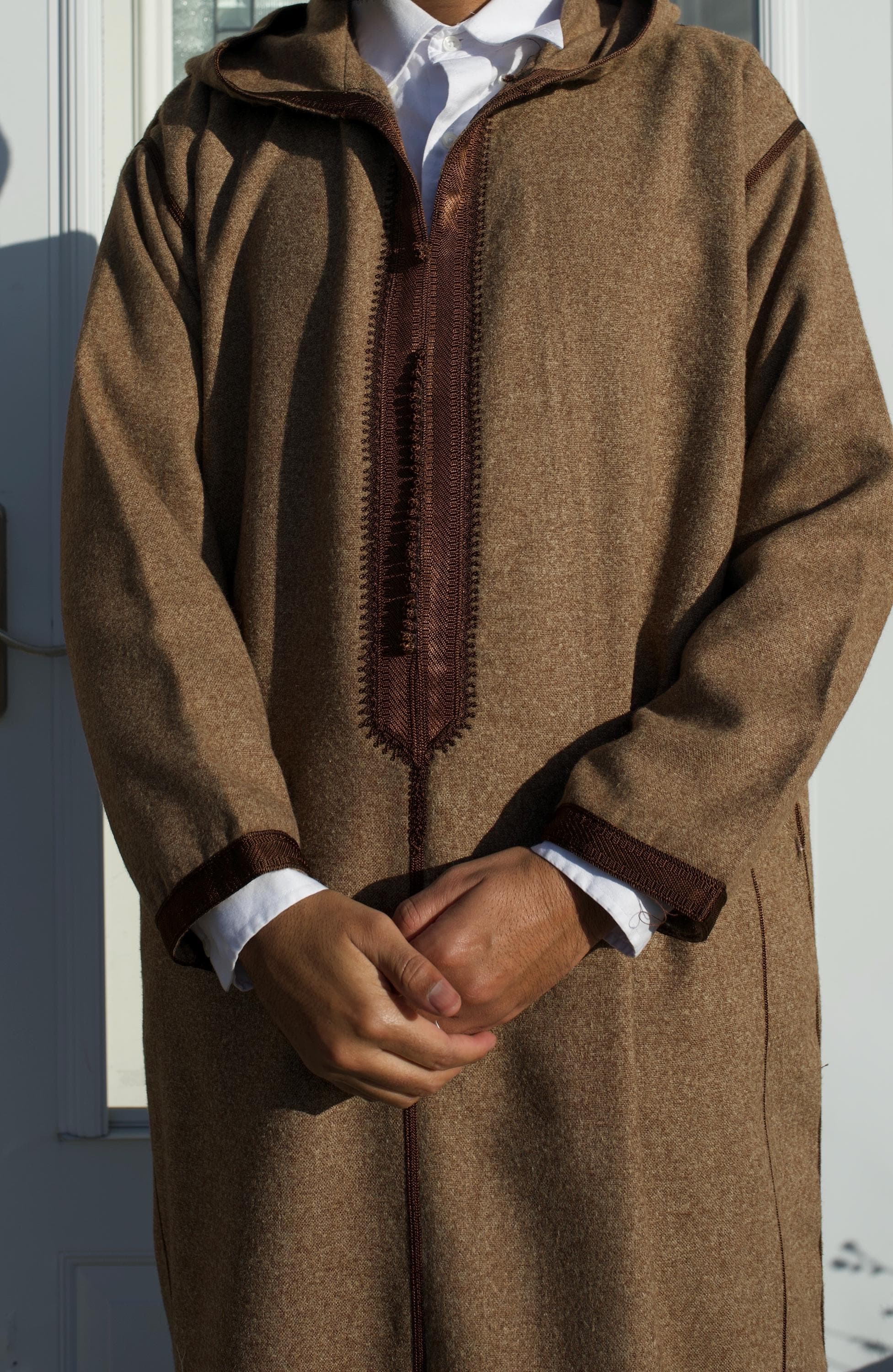 Moroccan Djellaba Men: Hooded Caftan Outfit for Ramadan Dress - image 5