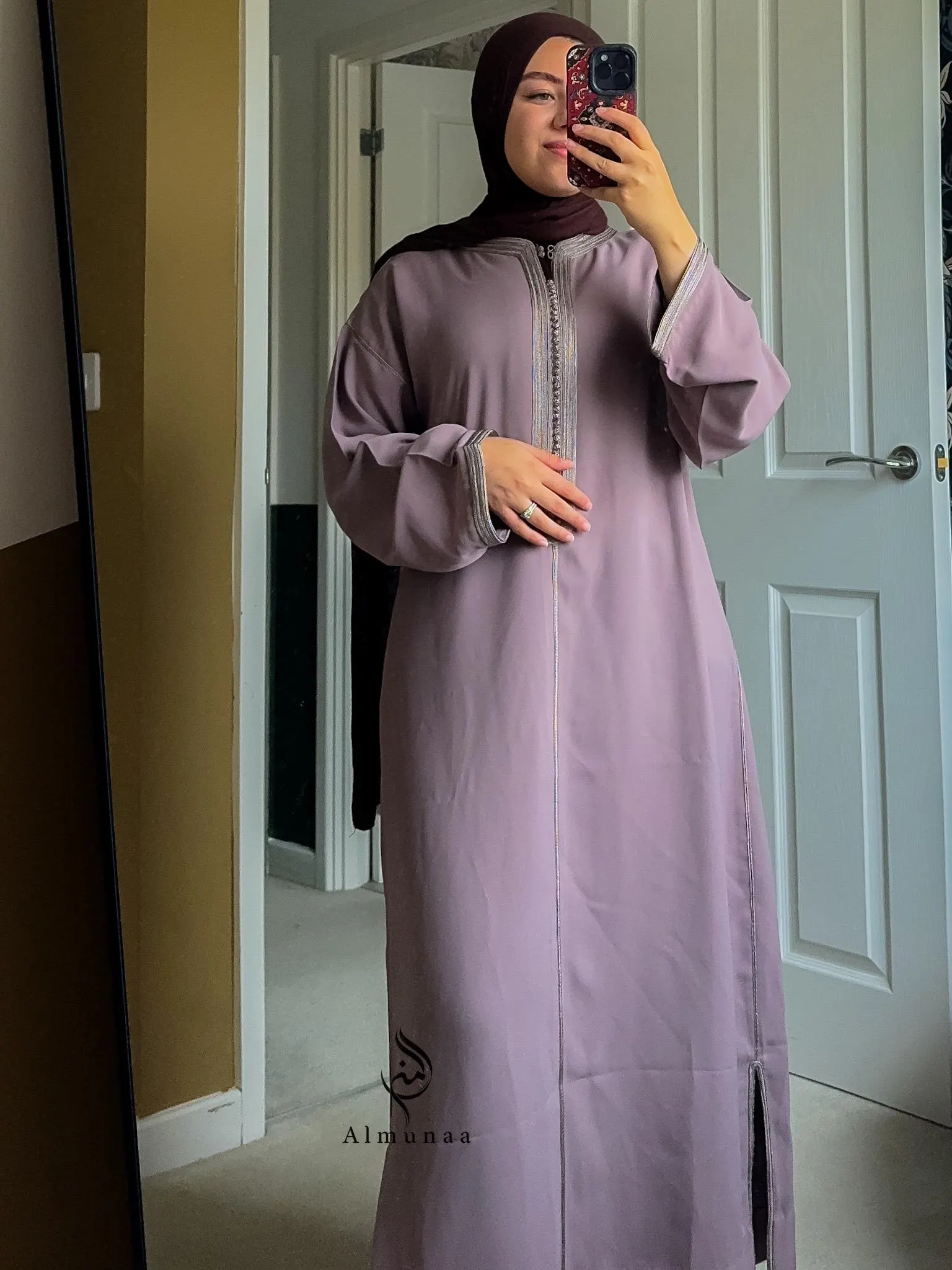 Handmade Women’s Moroccan Gandoura Kaftan available in different colors Moroccan Djellaba Women - image 2